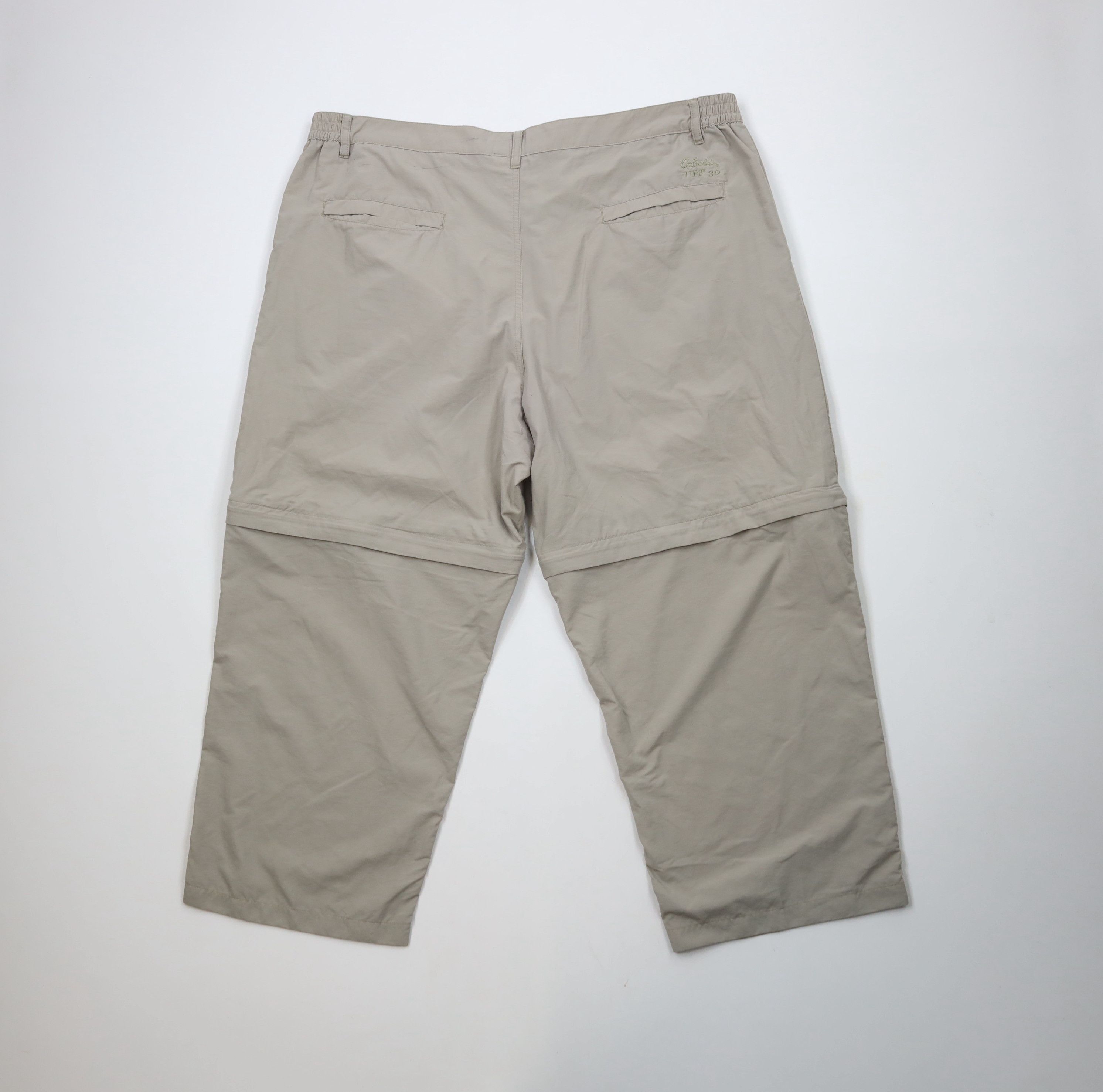 Cabelas × Vintage Vintage Cabelas Wide Leg Convertible Pants Shorts Beige Size US 40 / EU 56 - 11 Thumbnail
