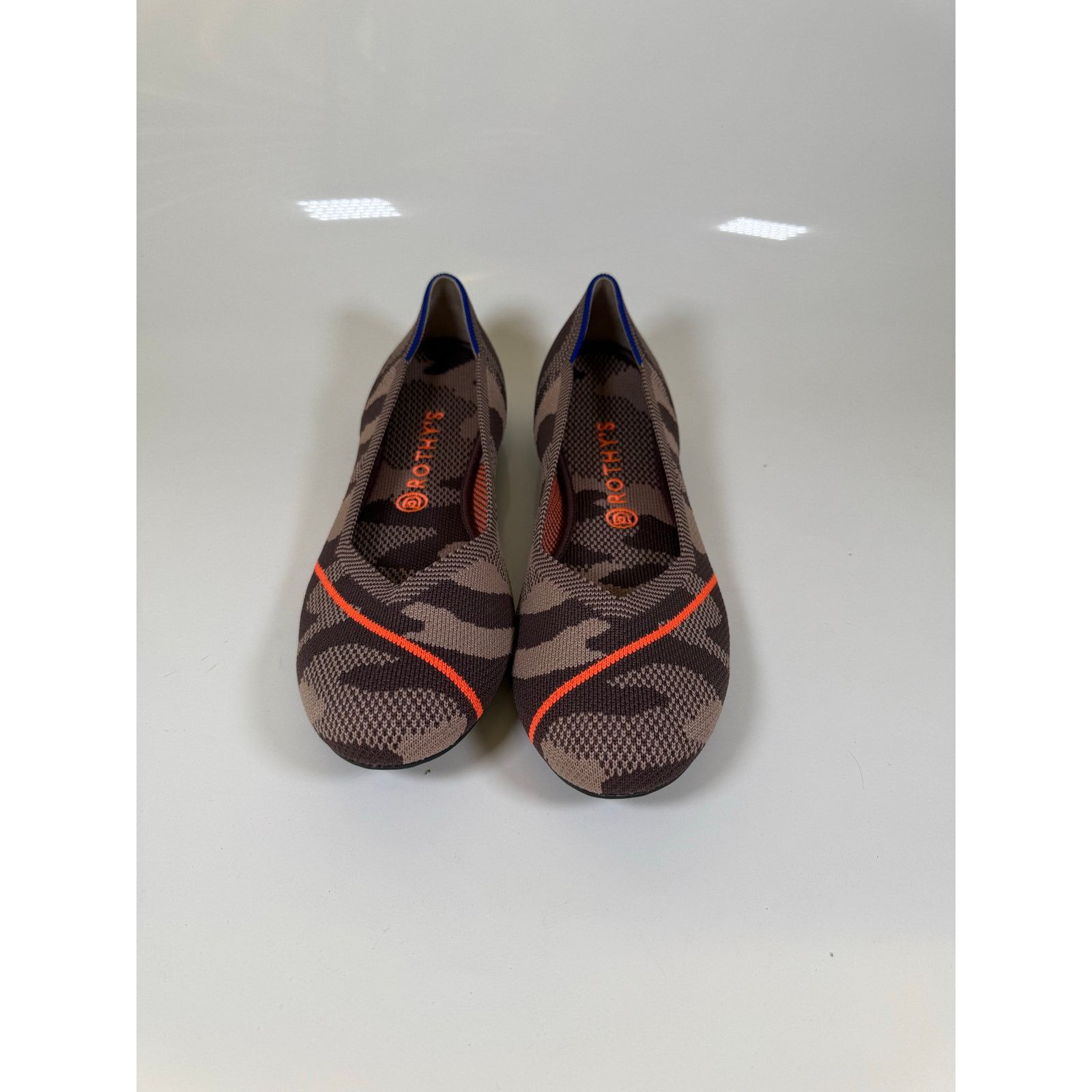 Christian Roth Rothy’s The Flat Camo Knit Ballet Flats Womens Sz 11.5 Brown Size US 11.5 / IT 41.5 - 1 Thumbnail