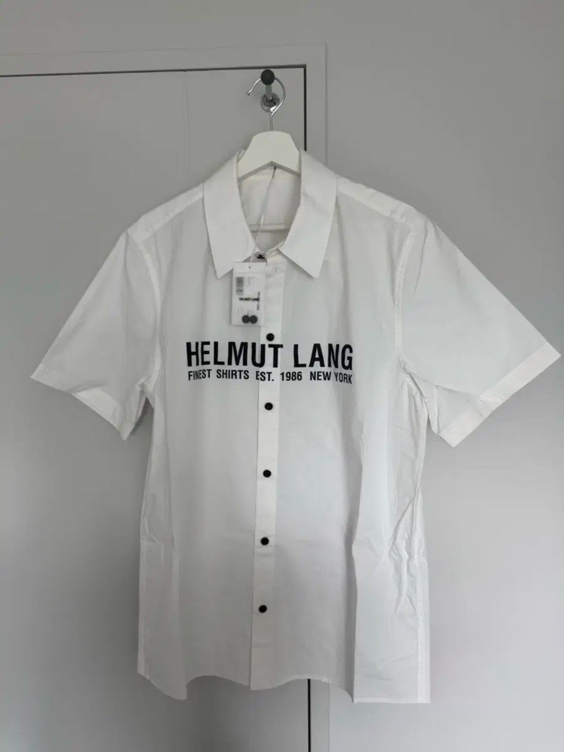 Helmut Lang Helmut Lang Short Sleeve Button Up Shirt Size US M / EU 48-50 / 2 - 1 Thumbnail