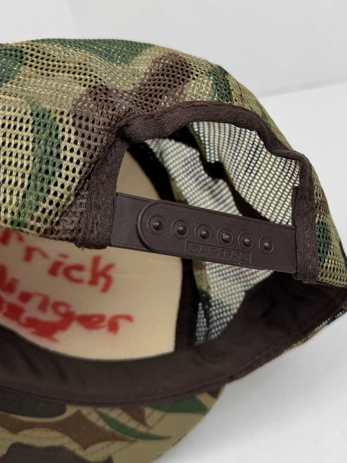 Other Vintage Pittsburgh Rental Center Camo Trucker Snapback Hat Size ONE SIZE - 12 Thumbnail