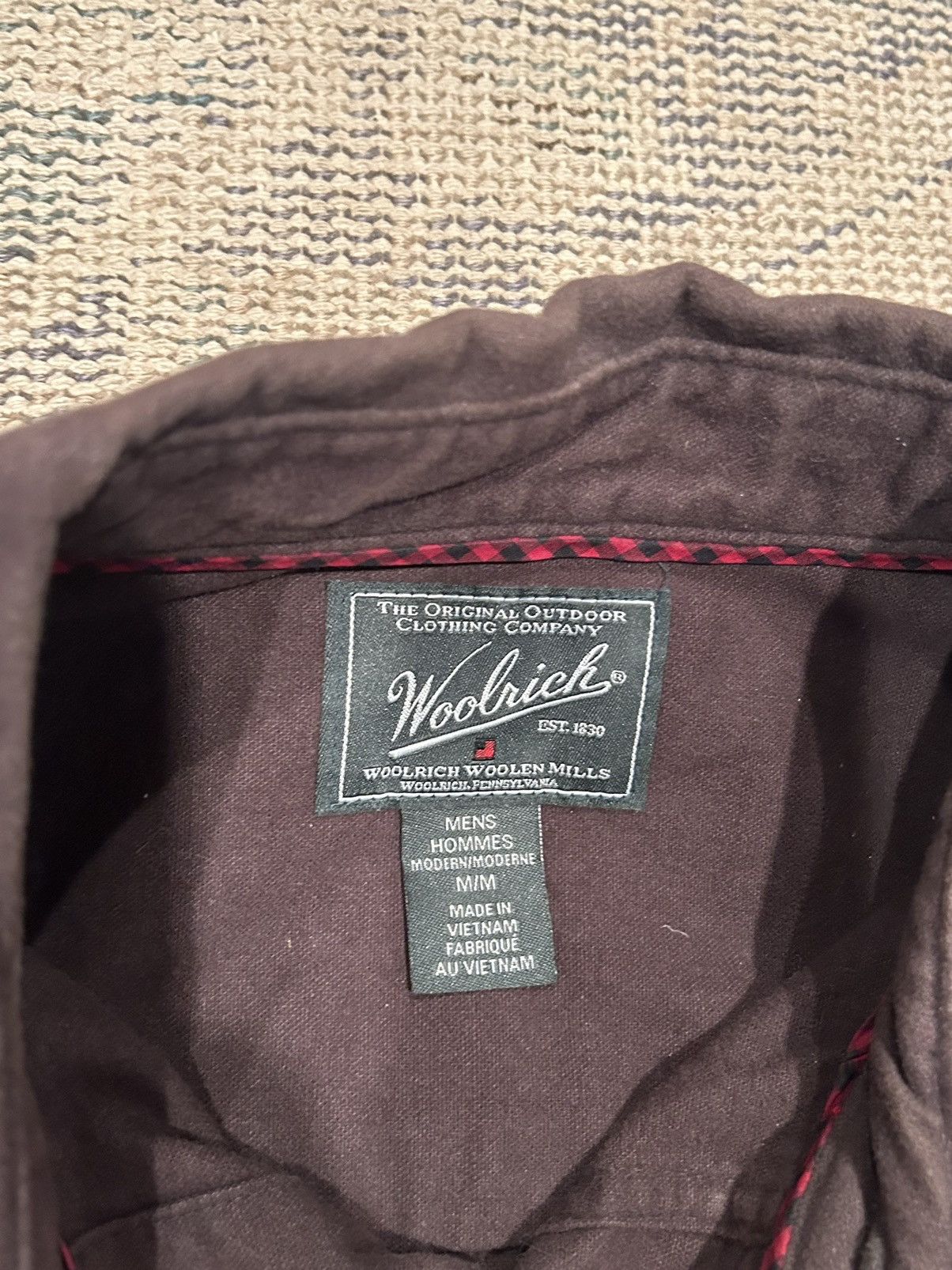 Woolrich Woolen Mills Flannel Button Up Shirt Size US M / EU 48-50 / 2 - 3 Thumbnail