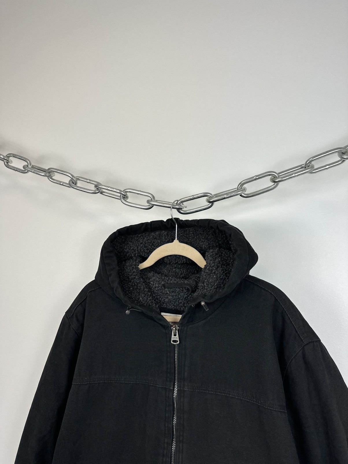 Levi's Vintage Levi's American Baggy USA Hooded Sherpa Jacket Size US XXL / EU 58 / 5 - 3 Thumbnail