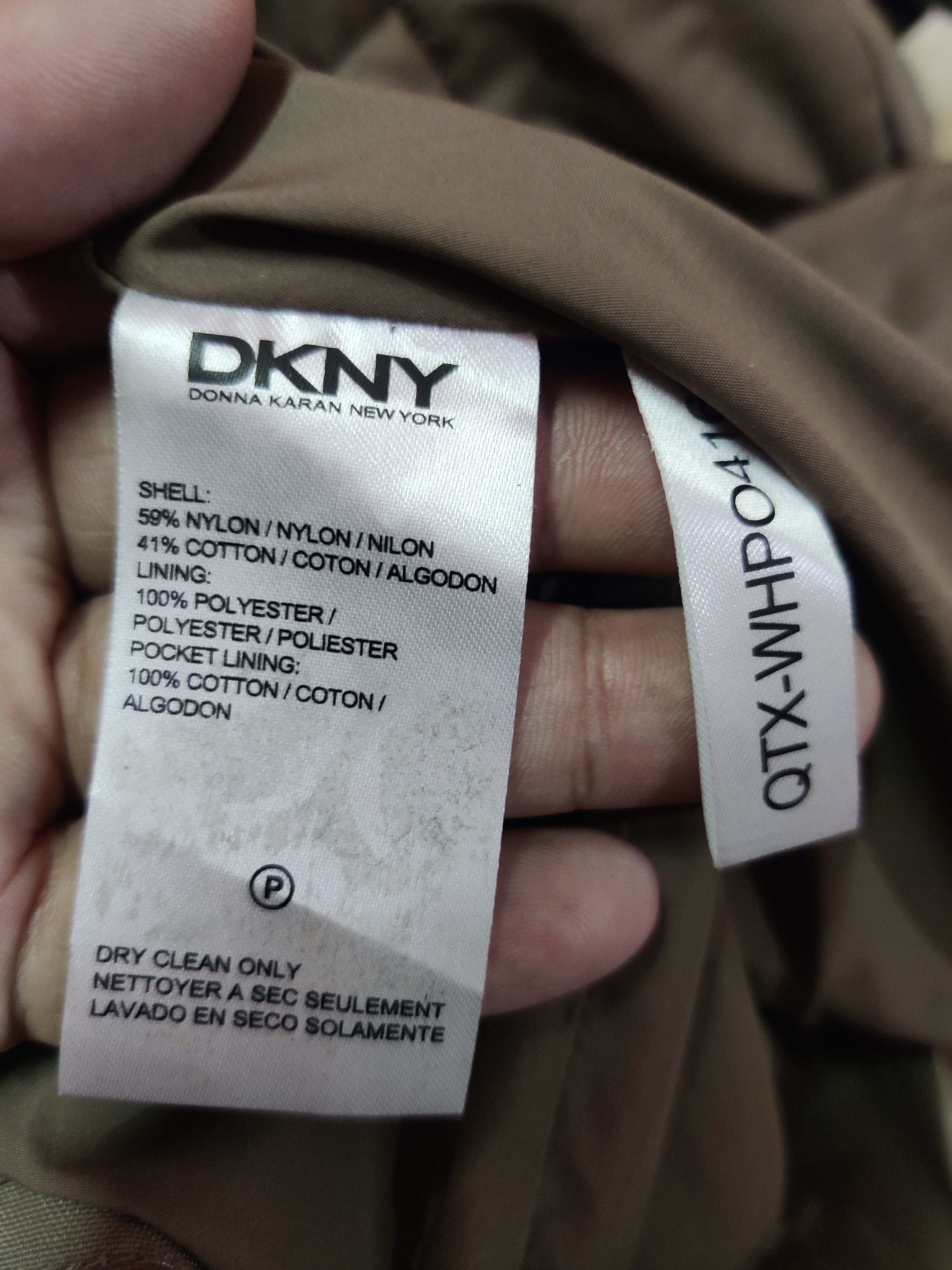Vintage Vintage DKNY Winter Coat Faux Shearling Collar Jacket Size US M / EU 48-50 / 2 - 16 Thumbnail