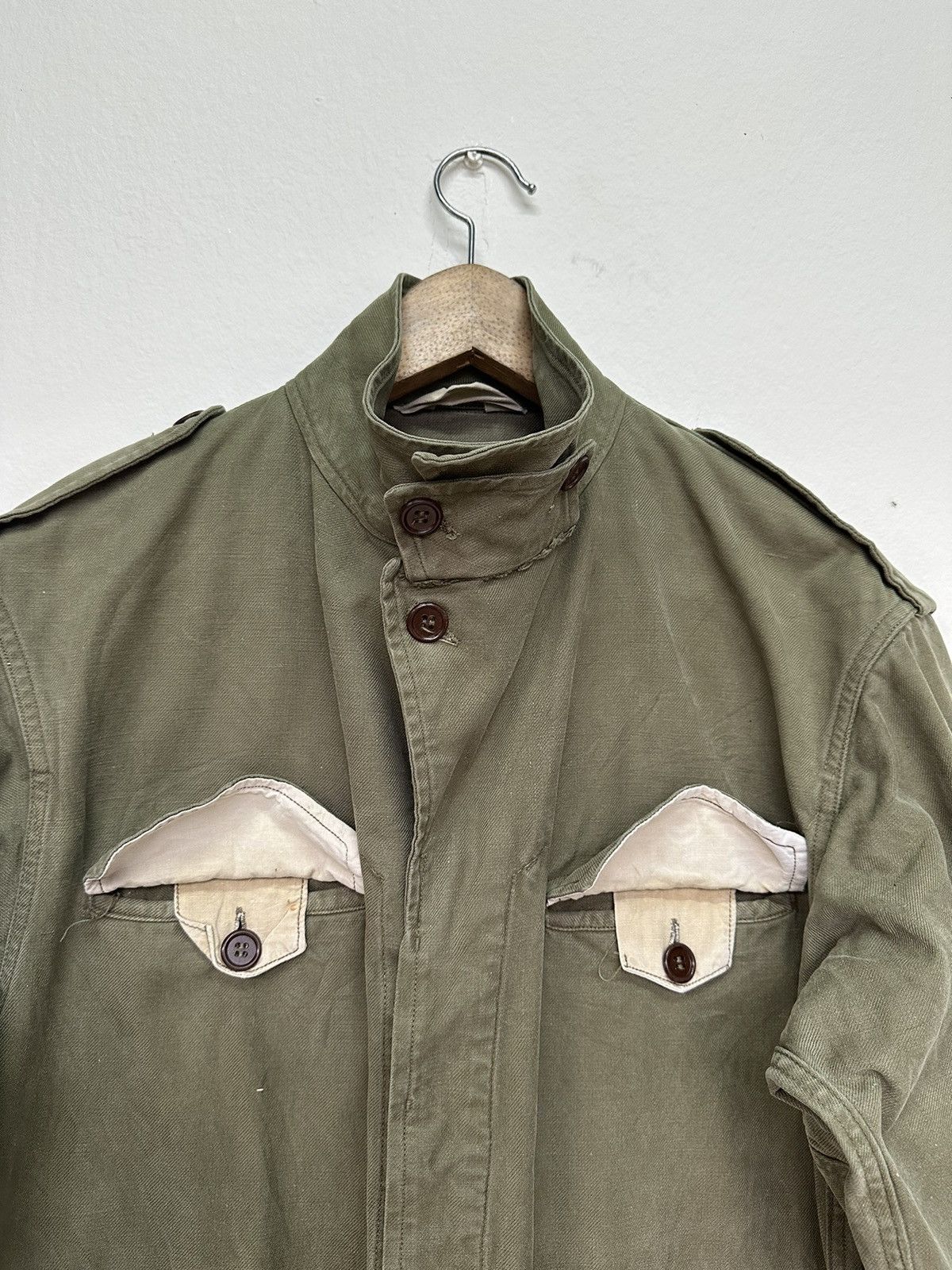 Vintage True Vintage Circa 50s France Armee OG Military Jacket Size US L / EU 52-54 / 3 - 11 Thumbnail