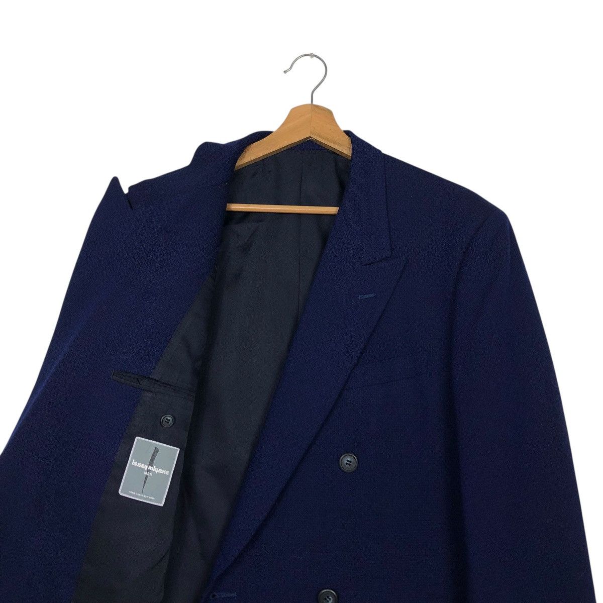 Issey Miyake 🔥VINTAGE ISSEY MIYAKE MEN DOUBLE BREAST COATS JACKETS Size US M / EU 48-50 / 2 - 14 Thumbnail