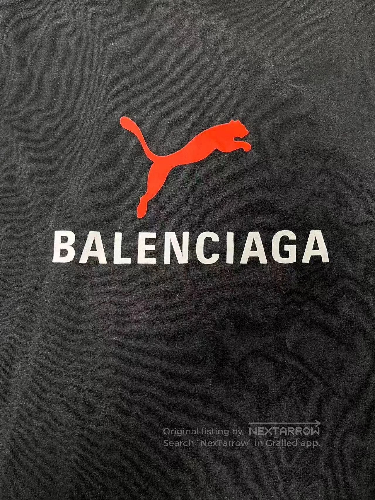 Balenciaga balenciaga x puma short sleeve graphic tee. Size US M / EU 48-50 / 2 - 3 Thumbnail