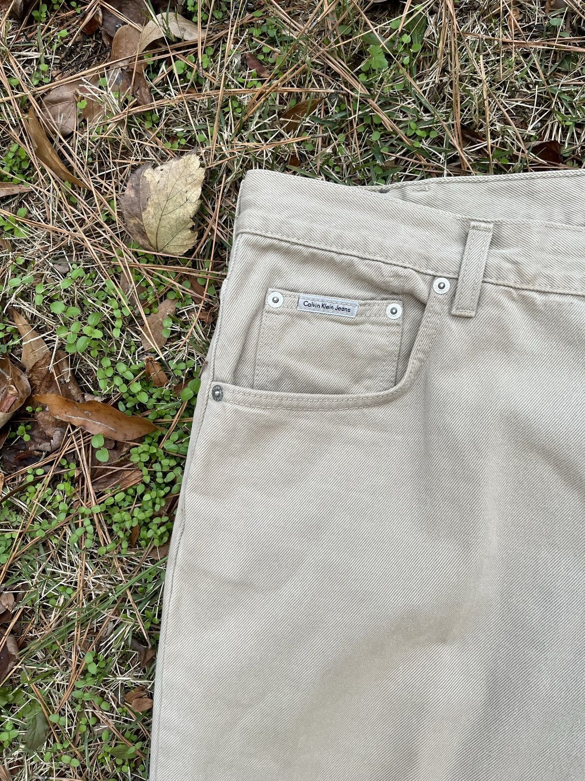 Calvin Klein Calvin Klein Beige Jeans Size US 38 / EU 54 - 8 Thumbnail