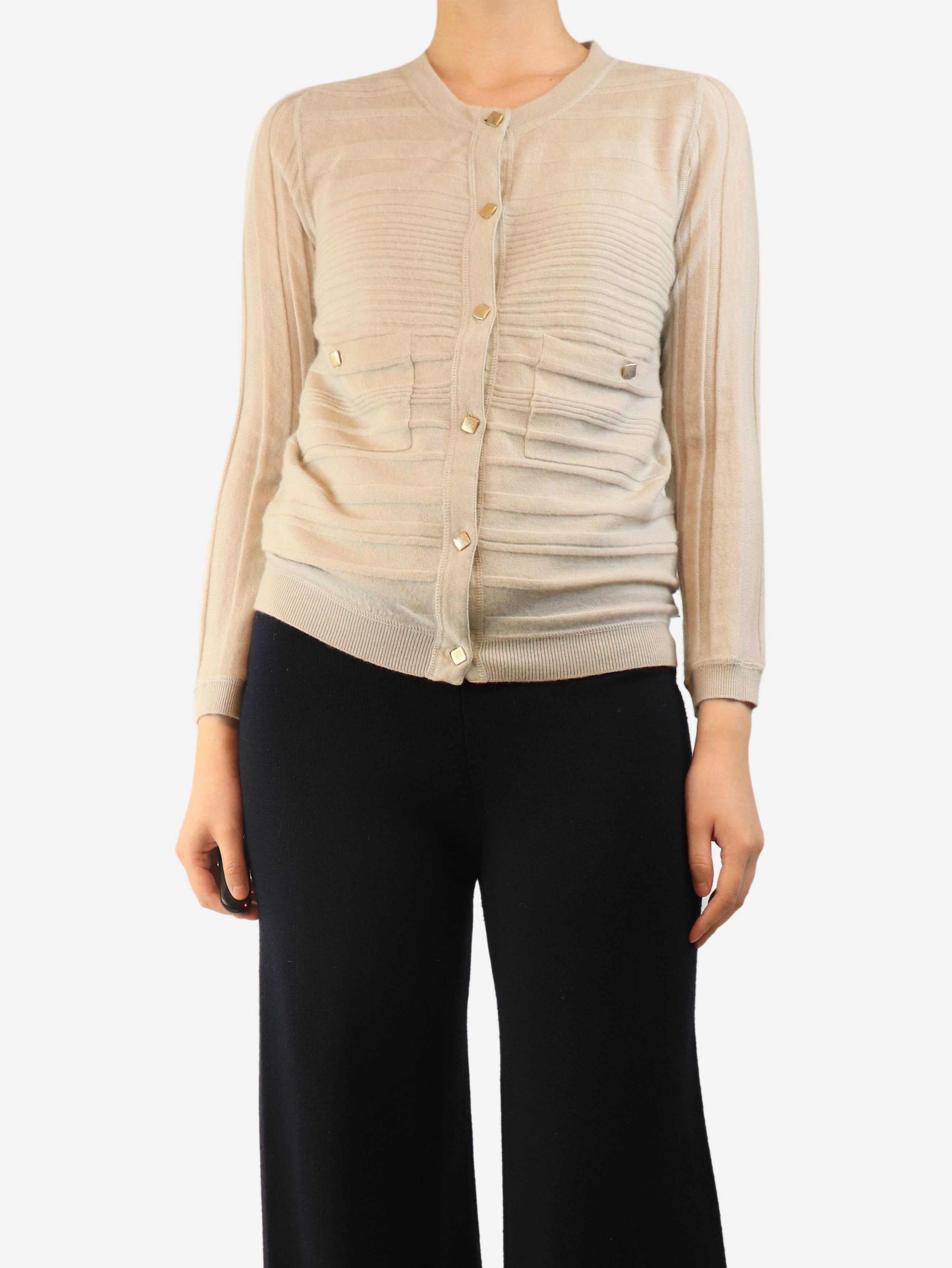 Other Neutral cashmere cardigan - S Size S / US 4 / IT 40 - 1 Thumbnail
