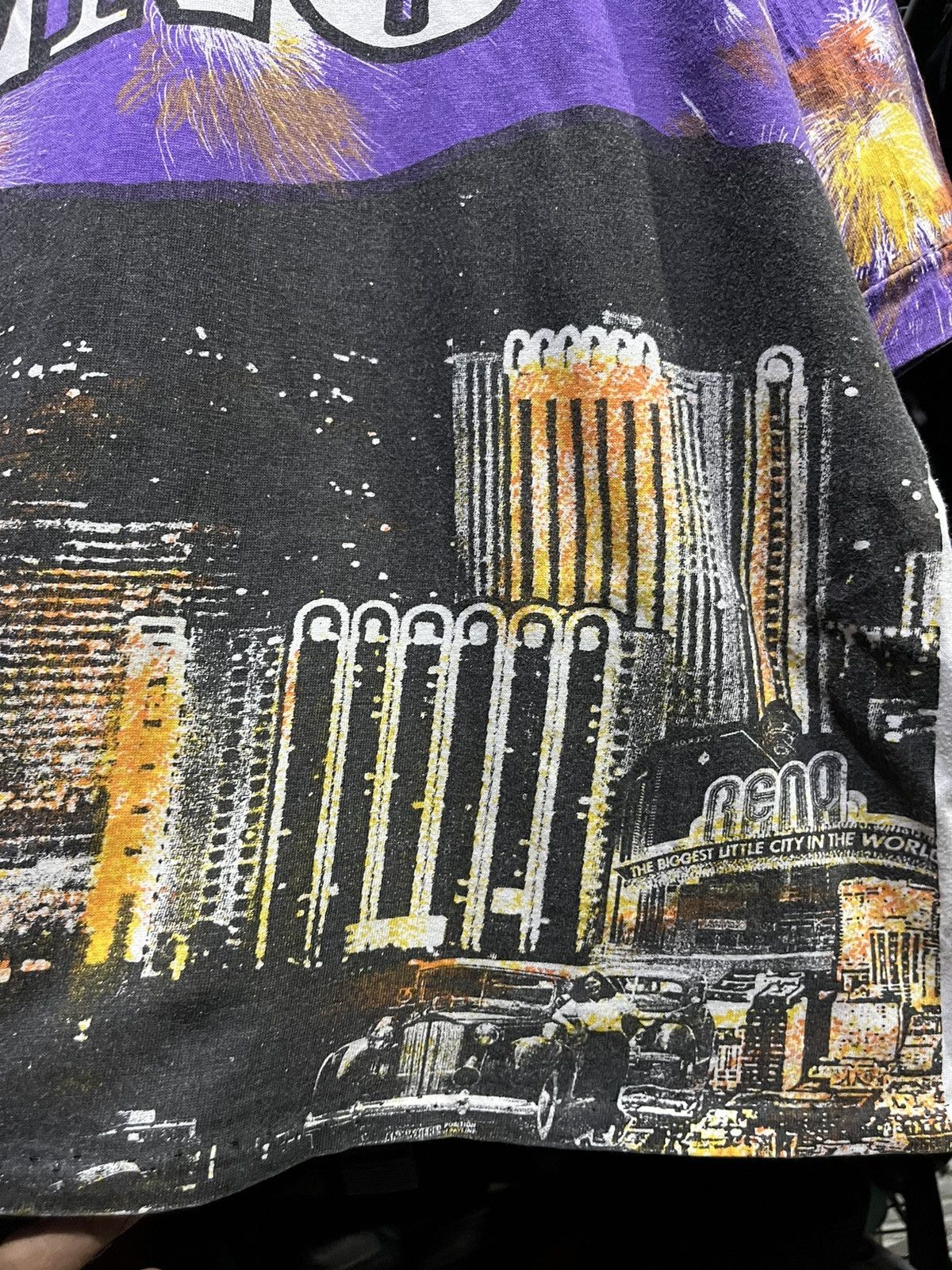 Other RENO The Biggest Little City in the World Cropped Tee 90s Size US XL / EU 56 / 4 - 4 Thumbnail
