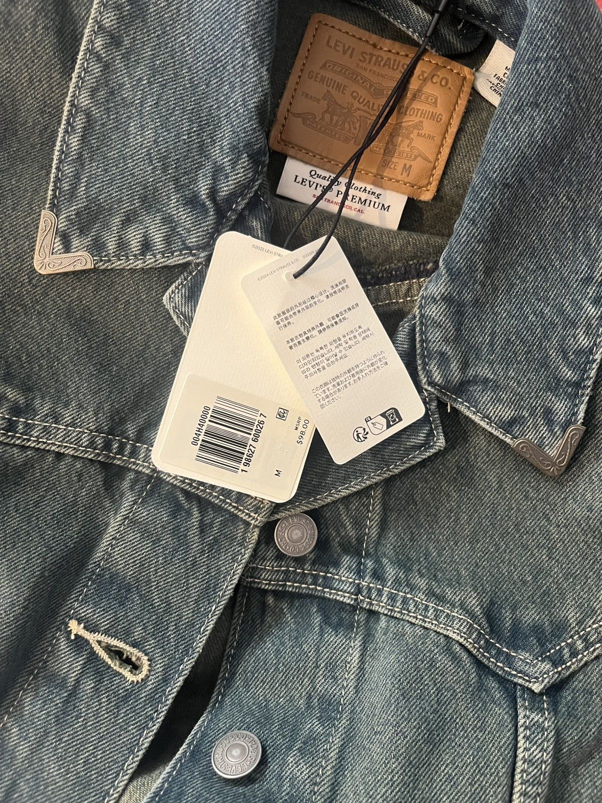 Levi's Western Tipped Trucker Size US S / EU 44-46 / 1 - 3 Thumbnail