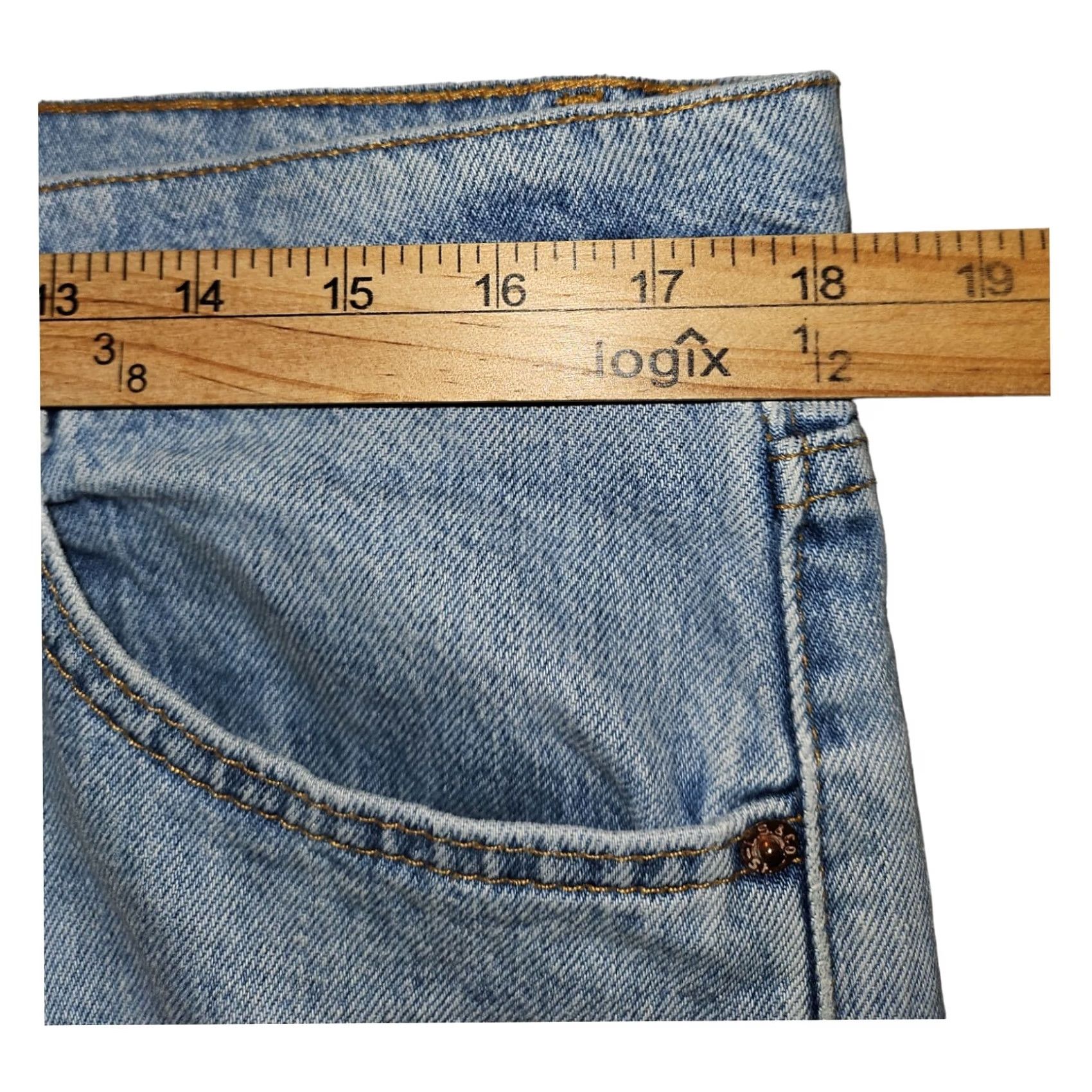 Levi's VINTAGE Levi's 505 Jeans Men's 36x30 Regular Straight Blue 90s Grunge Levi's Logo USA Mens Size US 36 / EU 52 - 4 Thumbnail