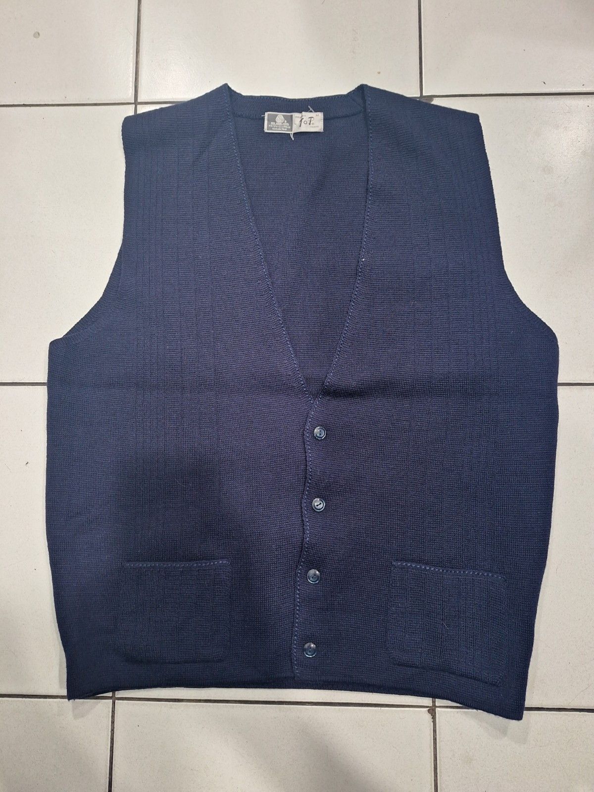 Japanese Brand Mountain top vest cardigan wool Size L / US 10 / IT 46 - 1 Thumbnail
