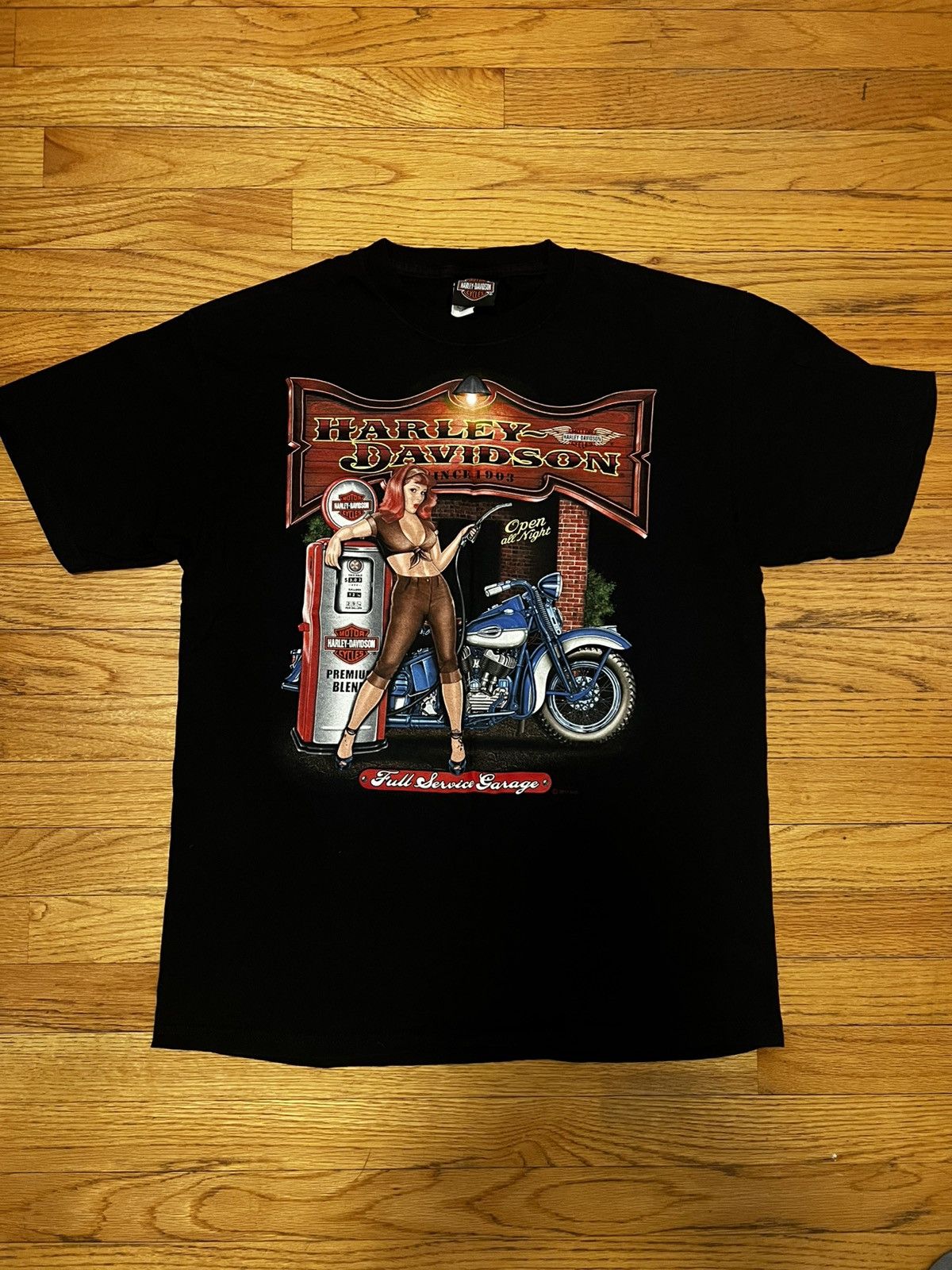 Harley Davidson Harley Davidson Vintage T-shirt From OMAN Size US L / EU 52-54 / 3 - 2 Thumbnail