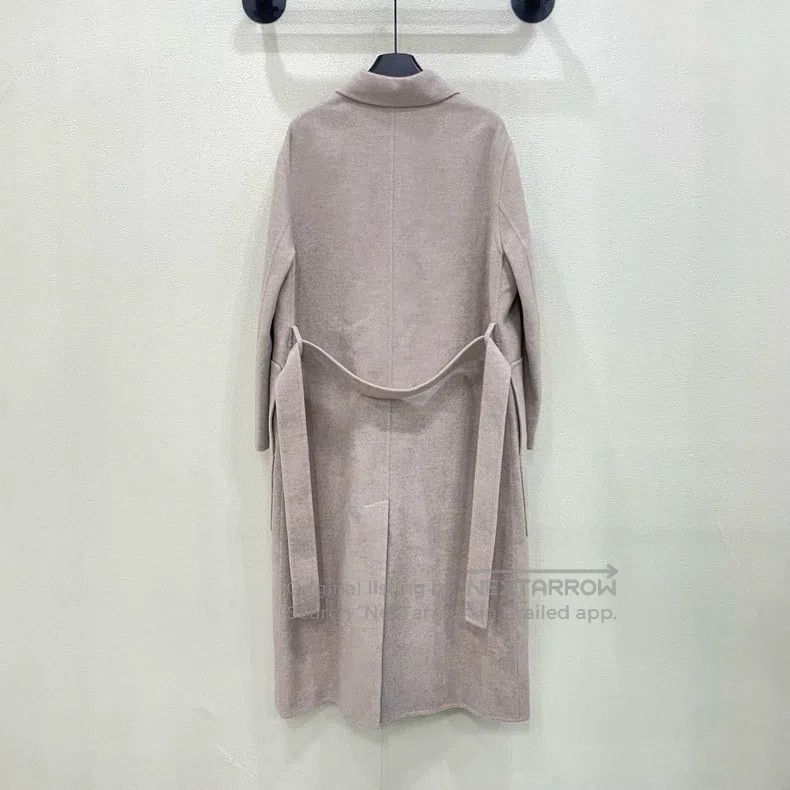 Hermes Hermes Beige Single-breasted Notched Collar Coat Size XXS / US 00 / IT 34 - 3 Thumbnail