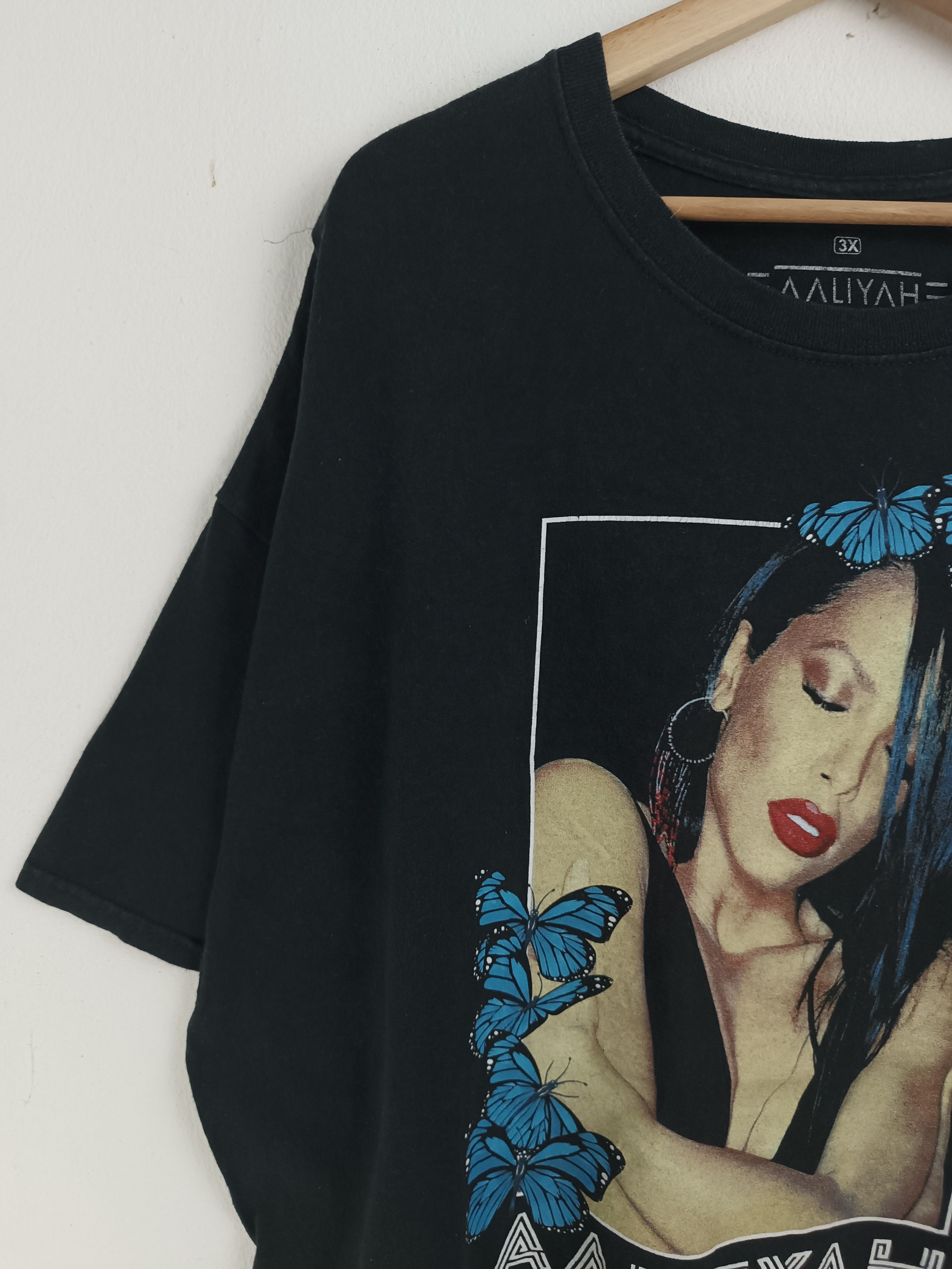 Rap Tees VINTAGE AALIYAH RAP TEE STYLE TUPAC LEFT EYE MJ JCOLE Size US XXL / EU 58 / 5 - 5 Thumbnail