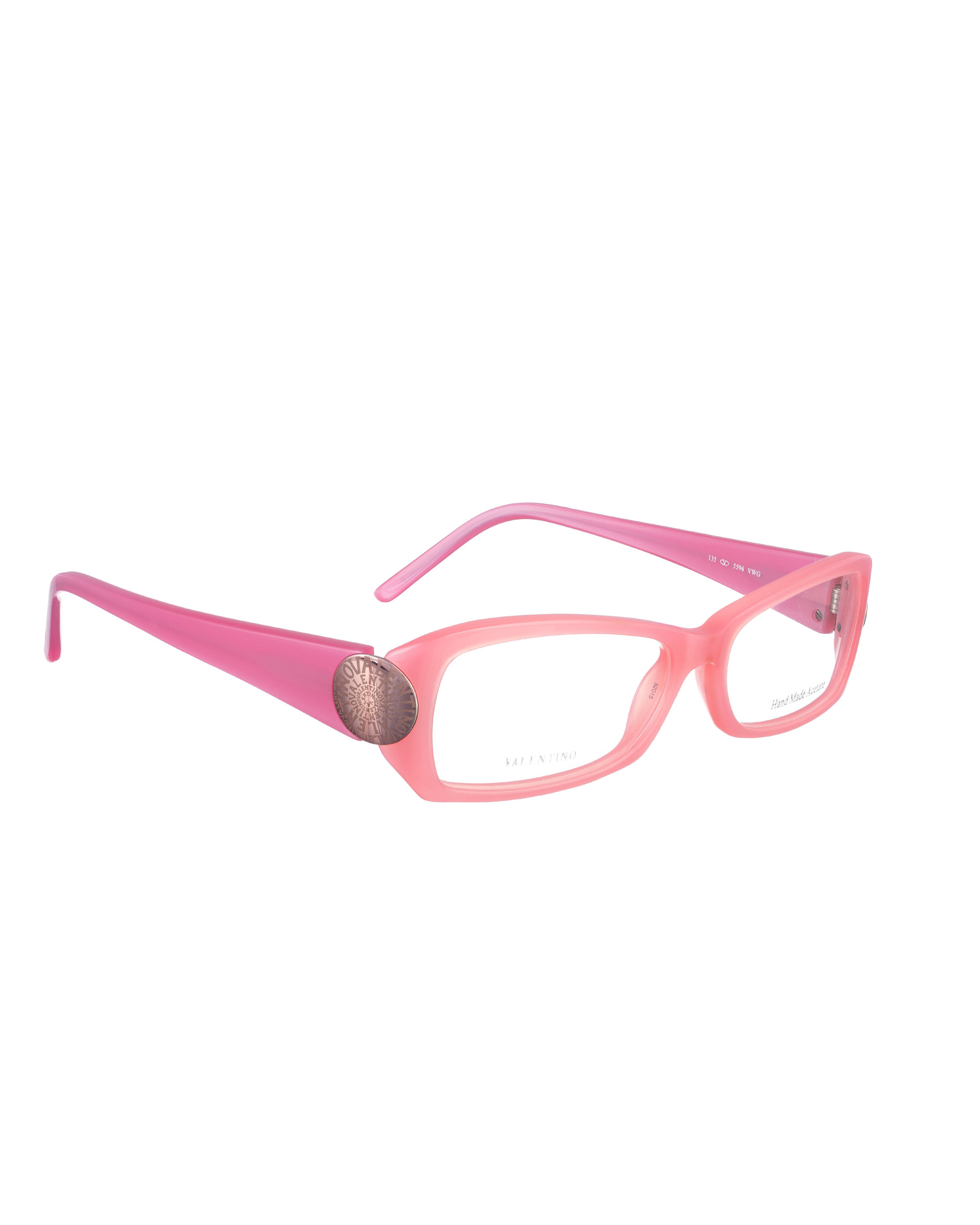 Valentino Valentino 00s Bubblegum Pink Glasses Size ONE SIZE - 1 Thumbnail