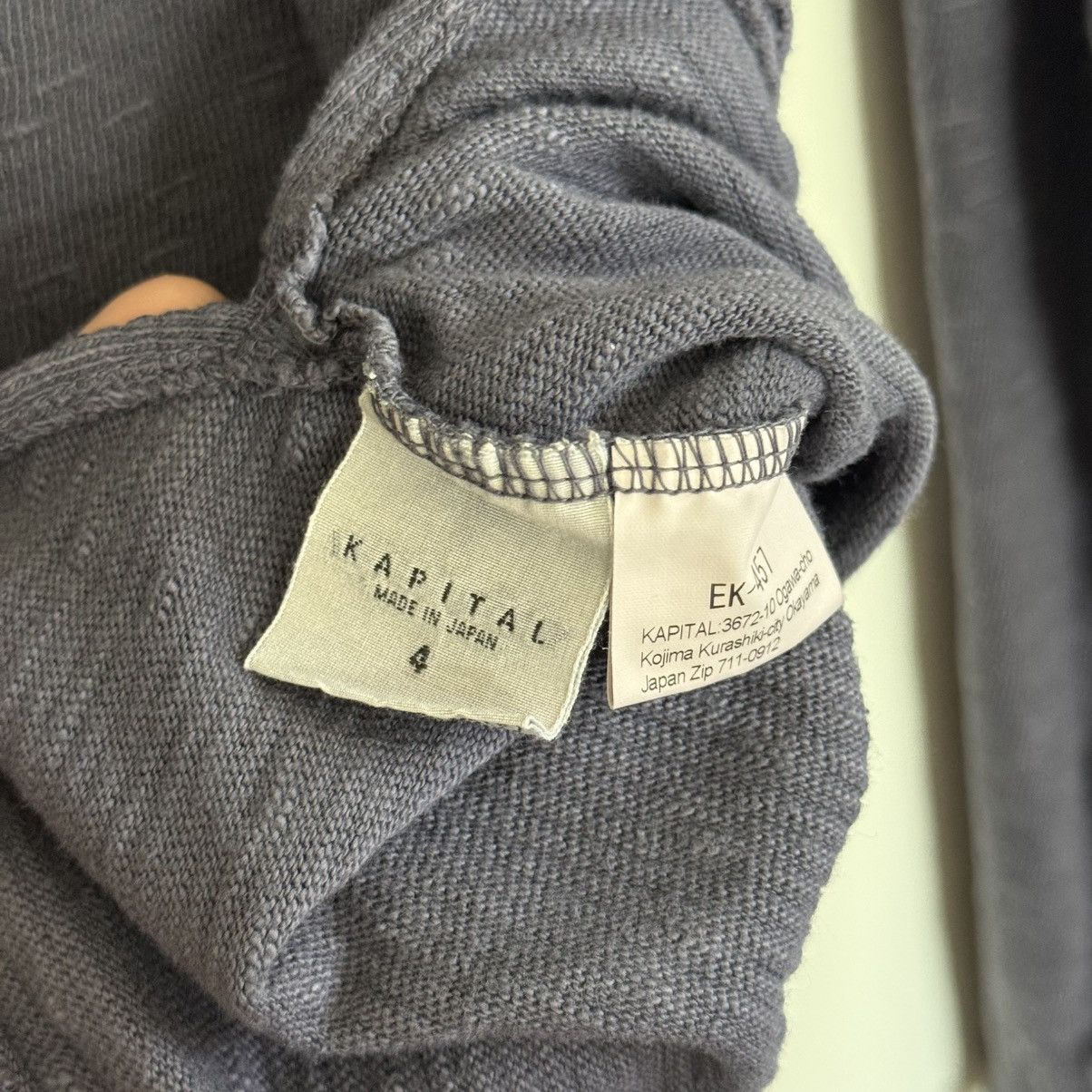 Kapital Amuse Knit Pocket Longsleeve Shirt Size US XL / EU 56 / 4 - 3 Thumbnail