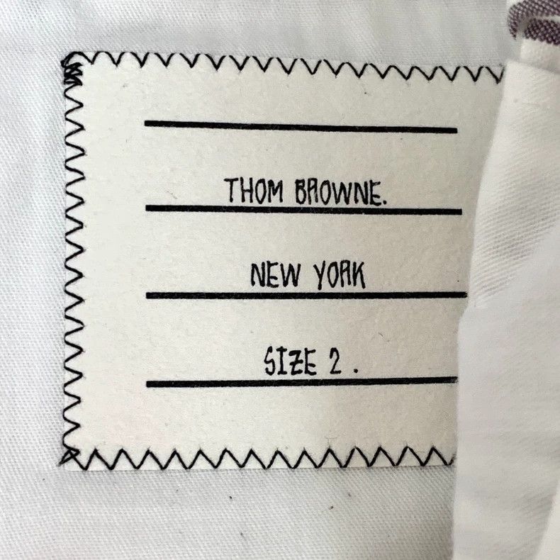 Thom Browne Thom Browne size2 Striped cotton casual shorts Size US 26 / EU 42 - 6 Thumbnail