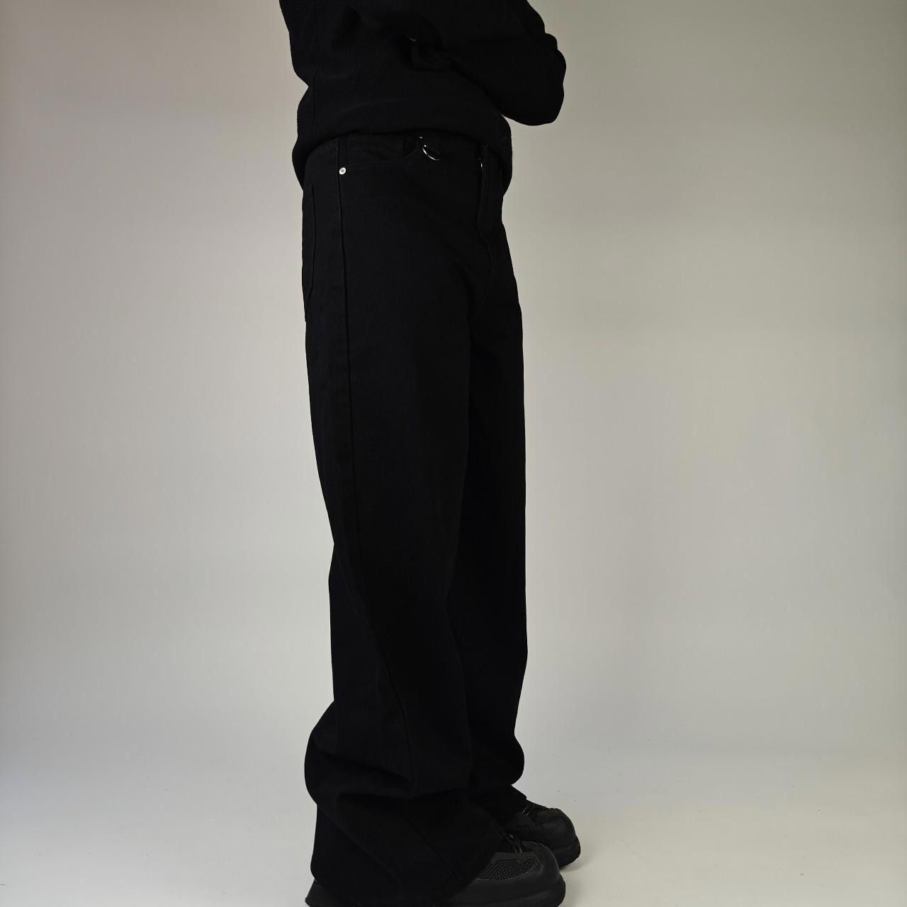 Other Japanese Black Wide Leg Jeans Size US 32 / EU 48 - 5 Thumbnail