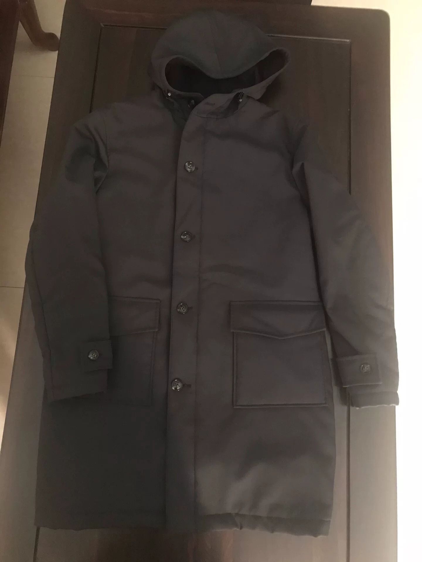 Kiton Kiton Wool Mid-Length Windproof Coat Size US L / EU 52-54 / 3 - 1 Thumbnail