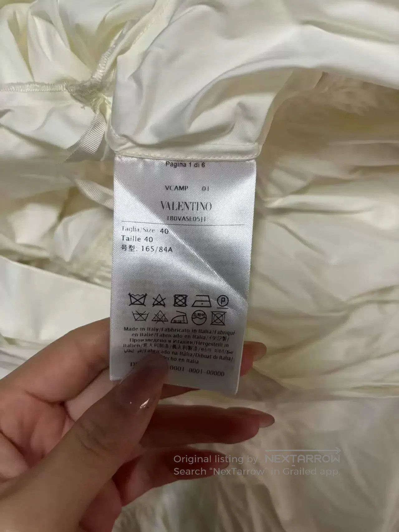 Valentino Valentino White Swing Shirt Dress. Size S / US 4 / IT 40 - 5 Thumbnail