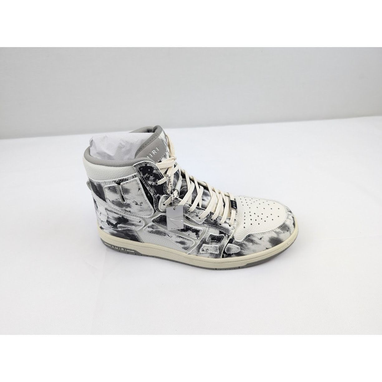 Amiri o1rshd1 Skel High Top Sneakers in Grey Size US 9 / EU 42 - 2 Thumbnail