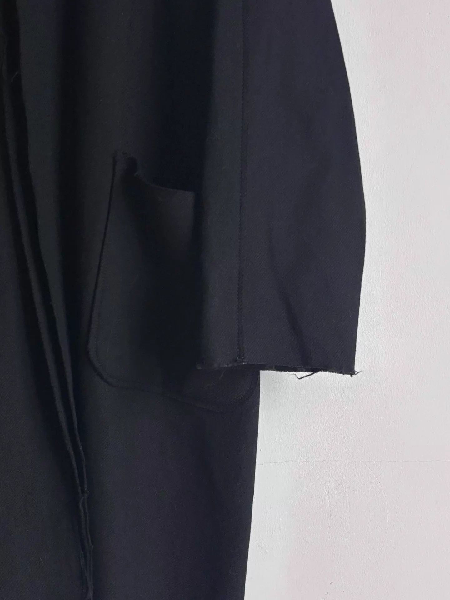 Ann Demeulemeester Ann Demeulemeester Single Layer Wool Blend Coat S Size S / US 4 / IT 40 - 5 Thumbnail
