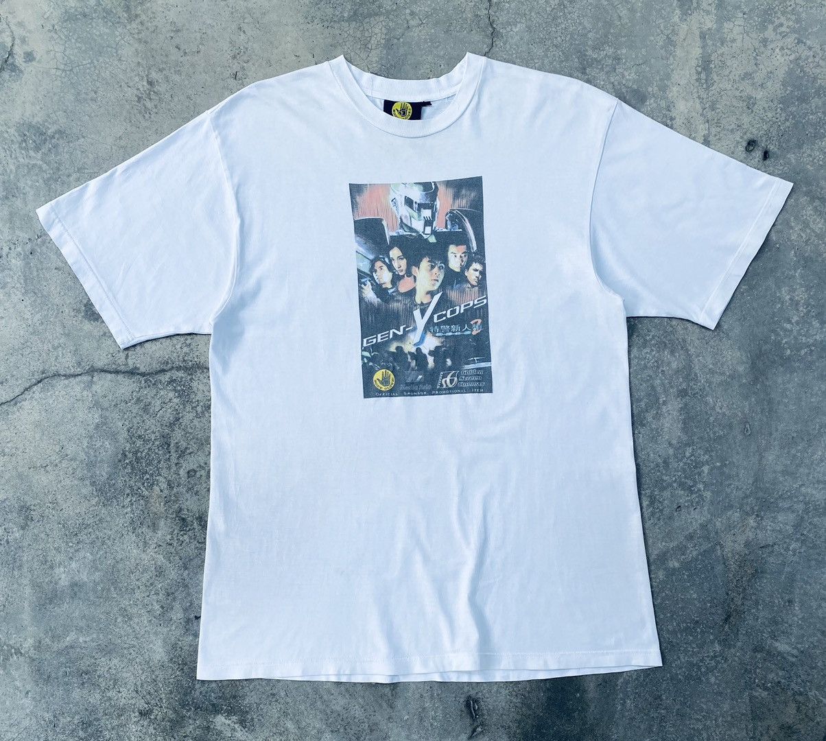 Vintage Y2k Gen-Y Cops Action Movie By Body Glove Tees