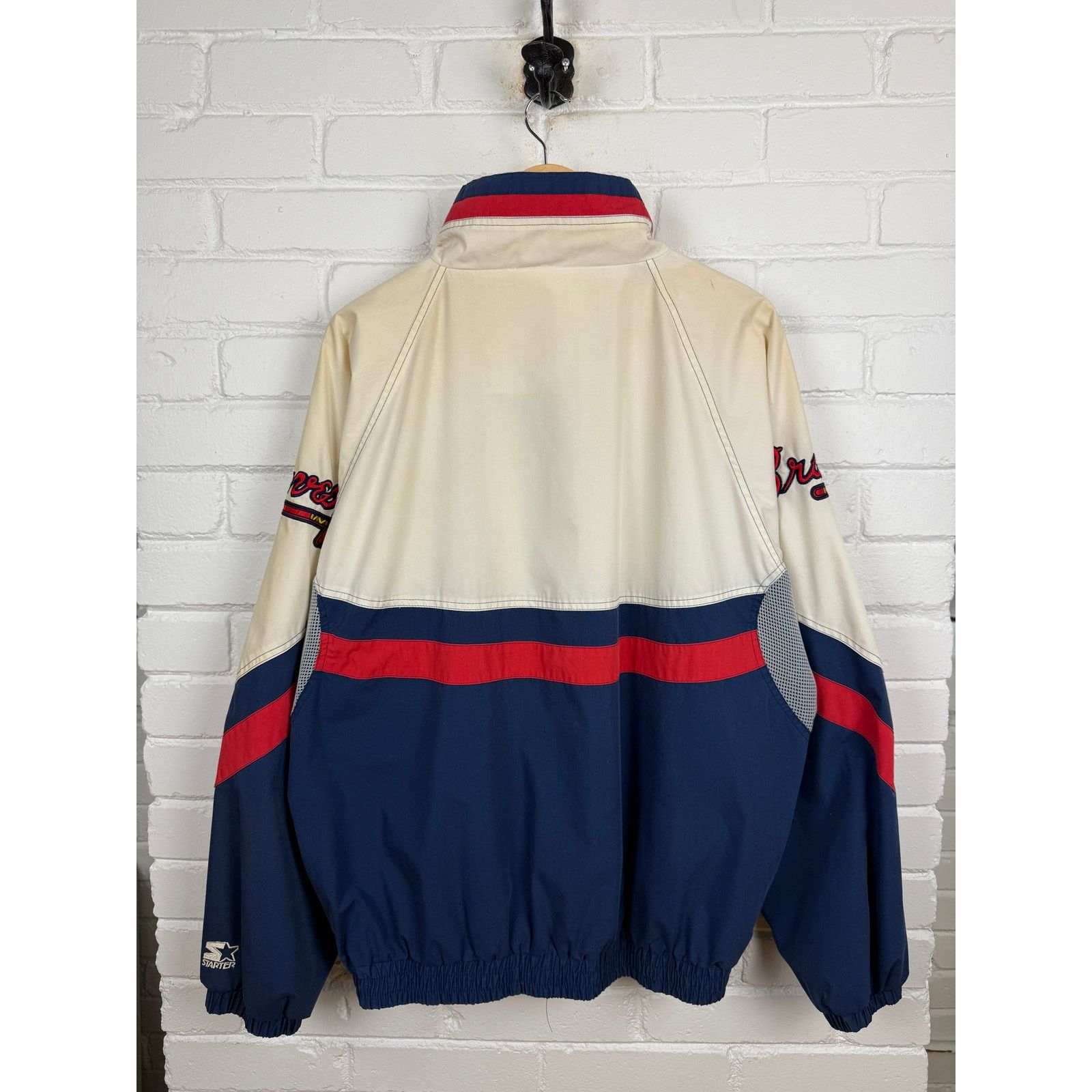 Vintage Vintage 90s Atlanta Braves MLB Starter Jacket Size XL Size US XL / EU 56 / 4 - 2 Thumbnail