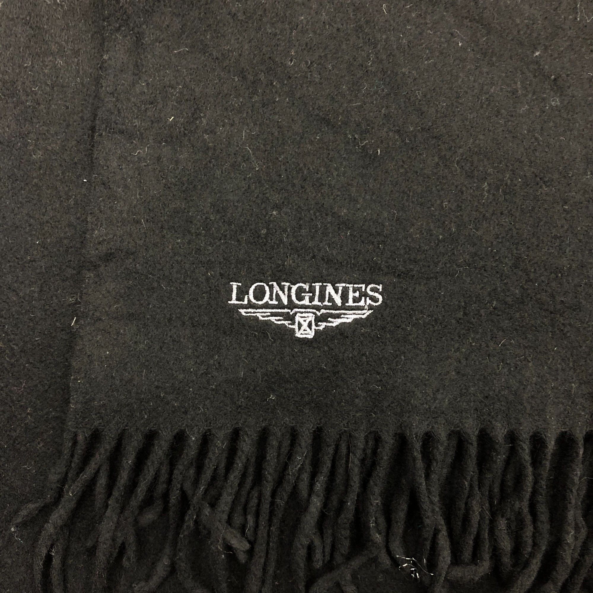 Longines Vintage Longines Scarf Muffler Wool Cashmere Scarves Size ONE SIZE - 4 Thumbnail