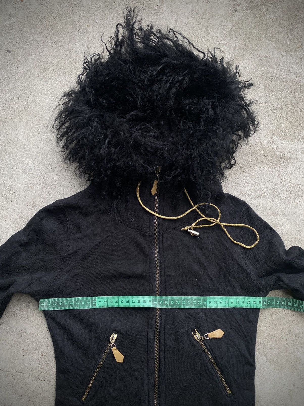 KMRii JAPANESE BRAND LIP SERVICE FUR BLACK HOODIES Size ONE SIZE - 10 Thumbnail