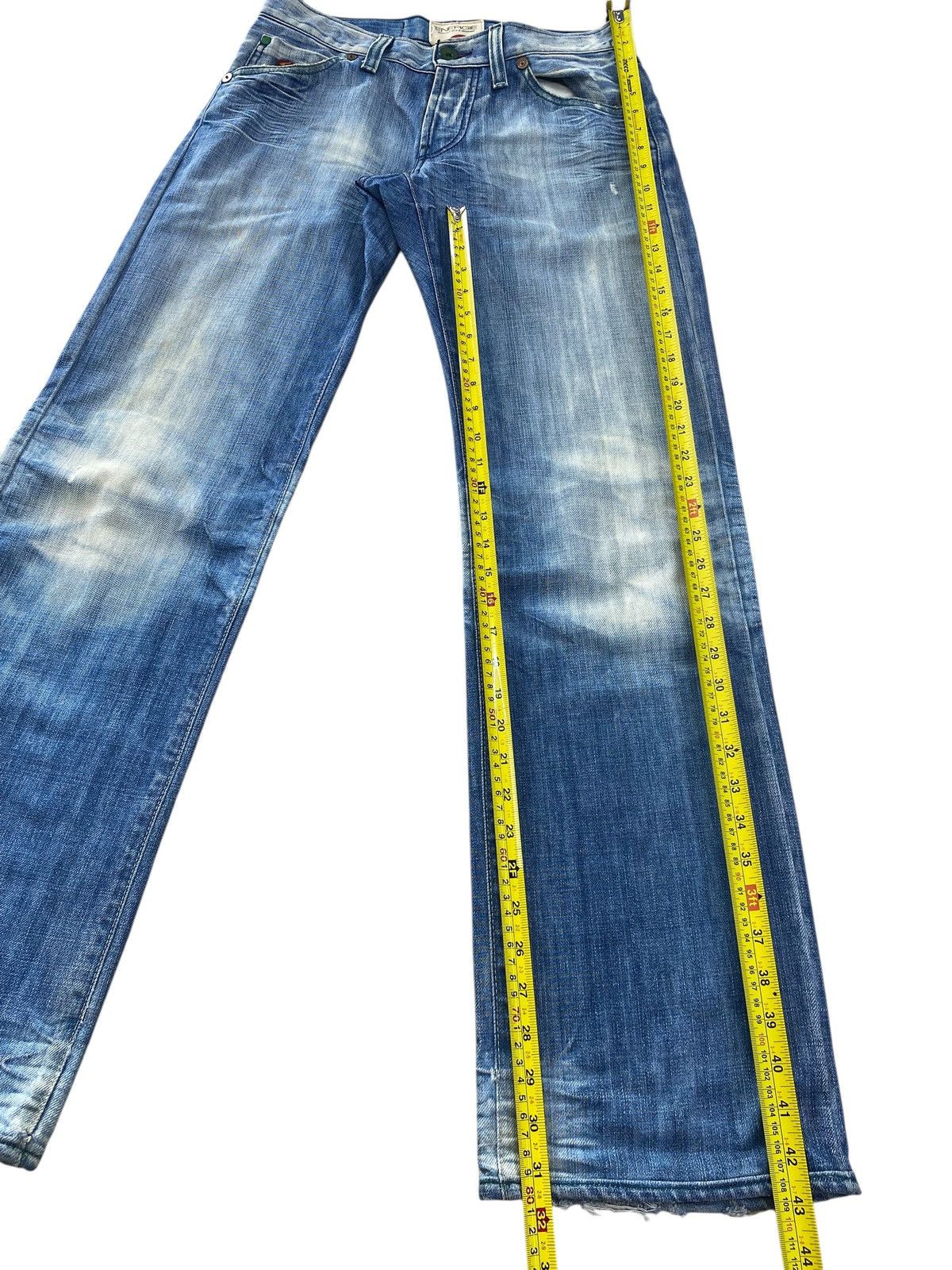 Energie Energie Light Wash Whiskered Style Rilexed Fit Leg Jeans Size US 30 / EU 46 - 8 Thumbnail