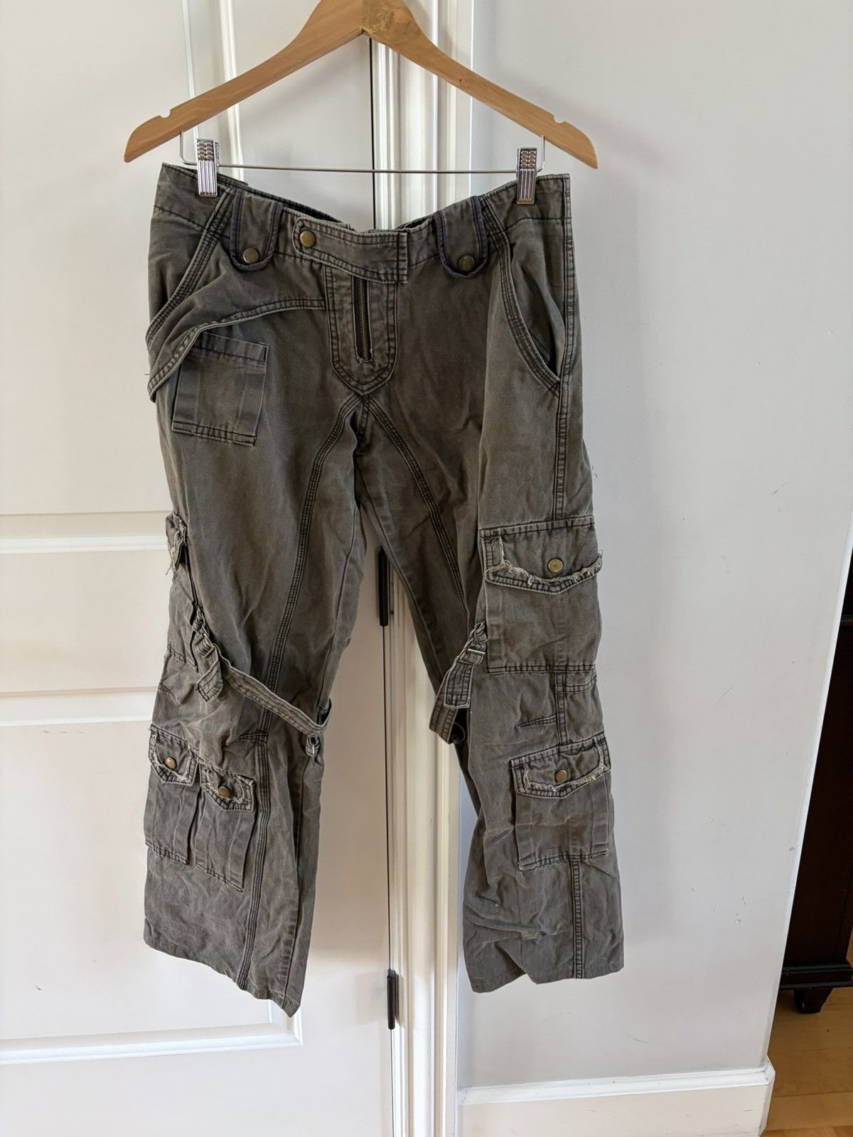 Japanese Brand N9 Bondage Cargo Pants Size US 31 - 3 Thumbnail