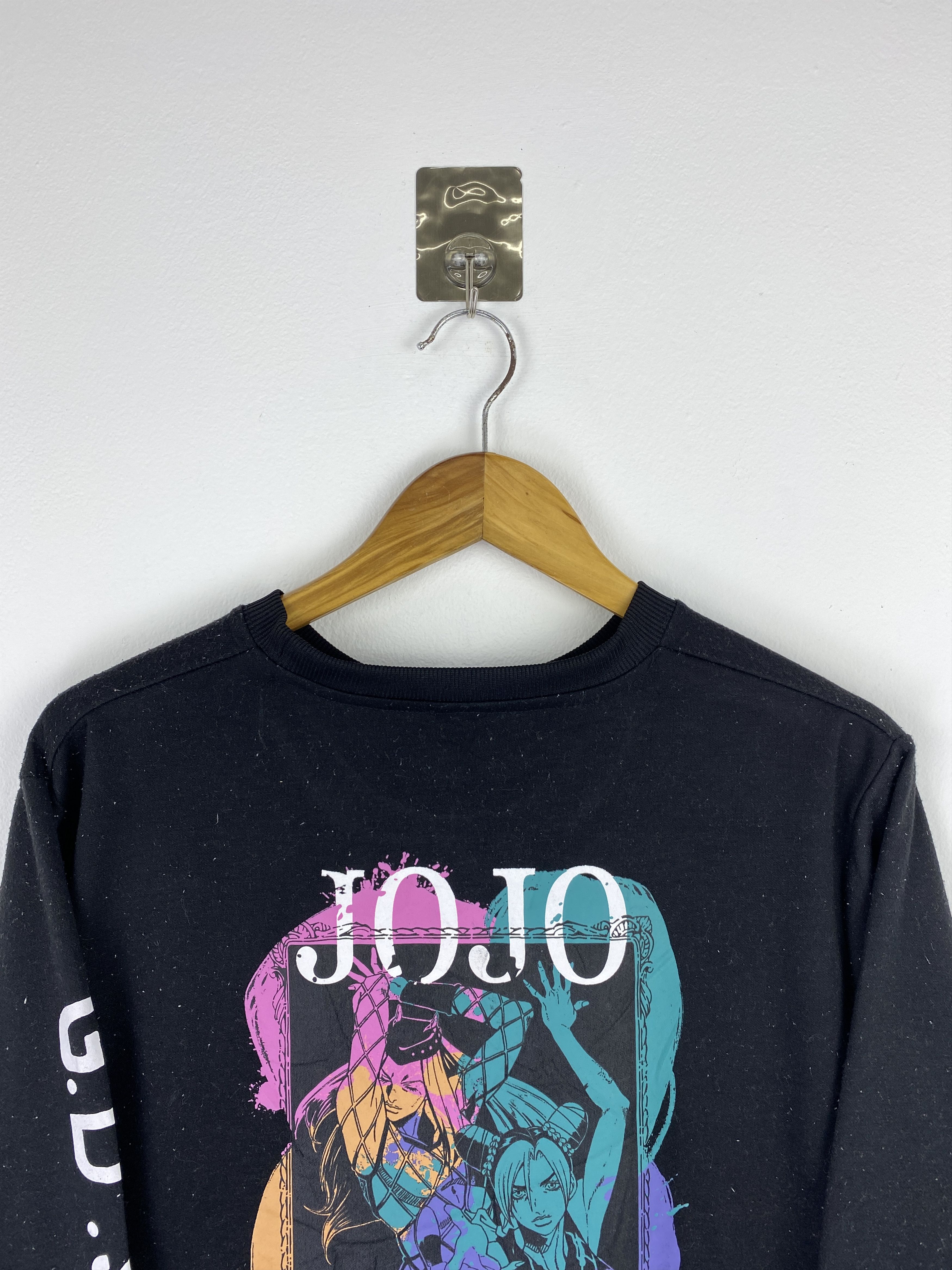 Anime Vintage JoJo Bizarre Backhit Crewneck Sweatshirt SH0469 Size US L / EU 52-54 / 3 - 2 Thumbnail