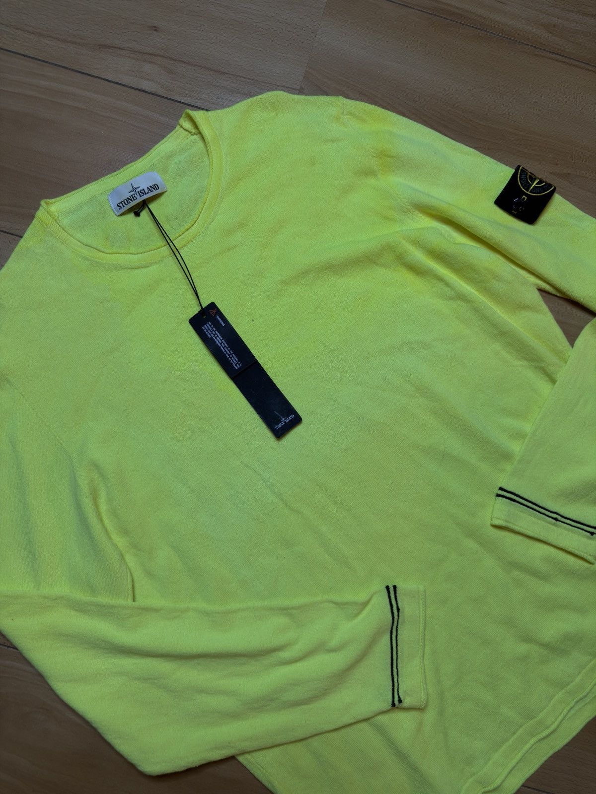 Stone Island Stone island new lime long sleeve Size US XL / EU 56 / 4 - 4 Thumbnail