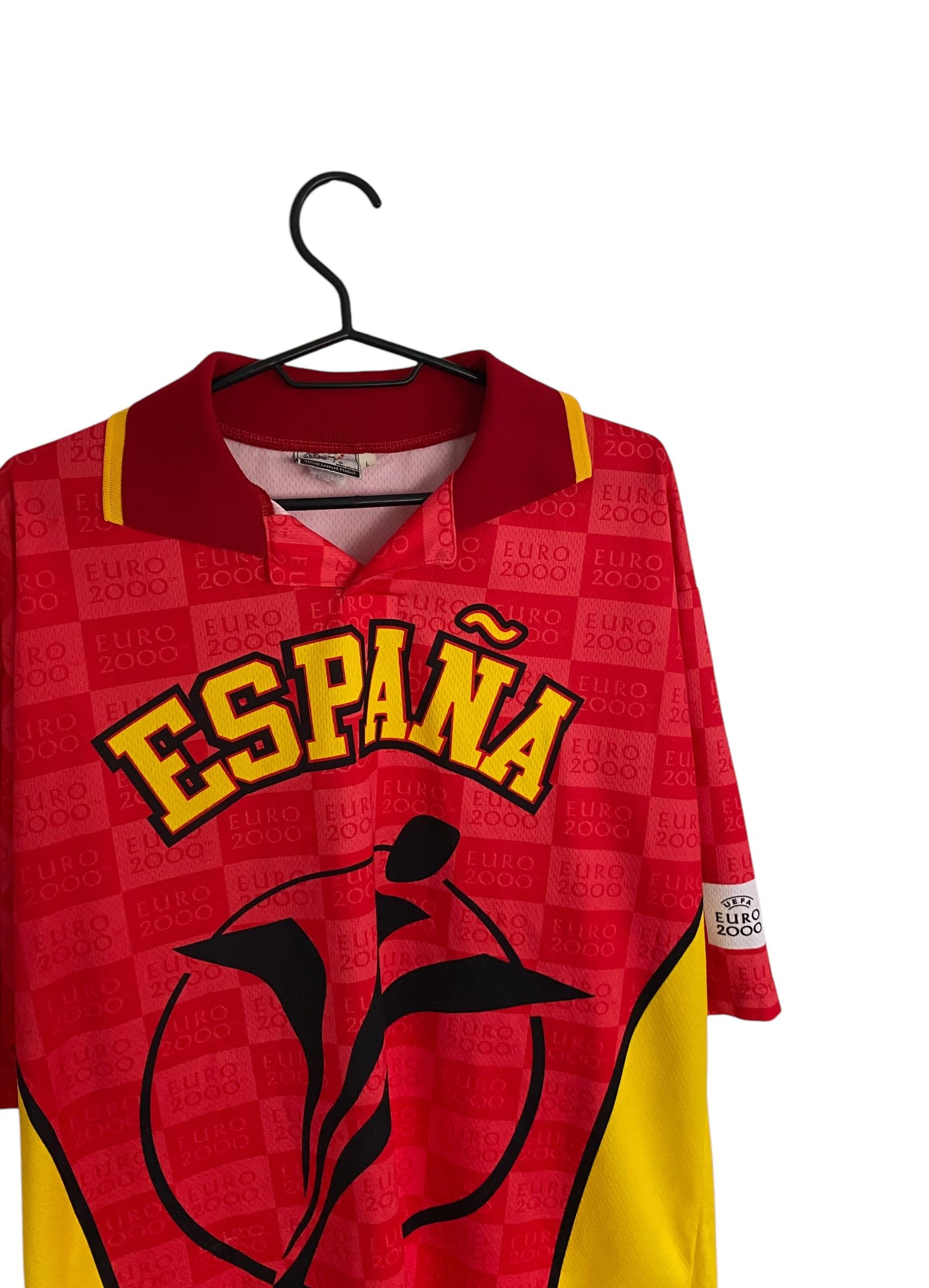 UEFA × Vintage UEFA Euro 2000 Espana vintage jersey Size US L / EU 52-54 / 3 - 3 Thumbnail