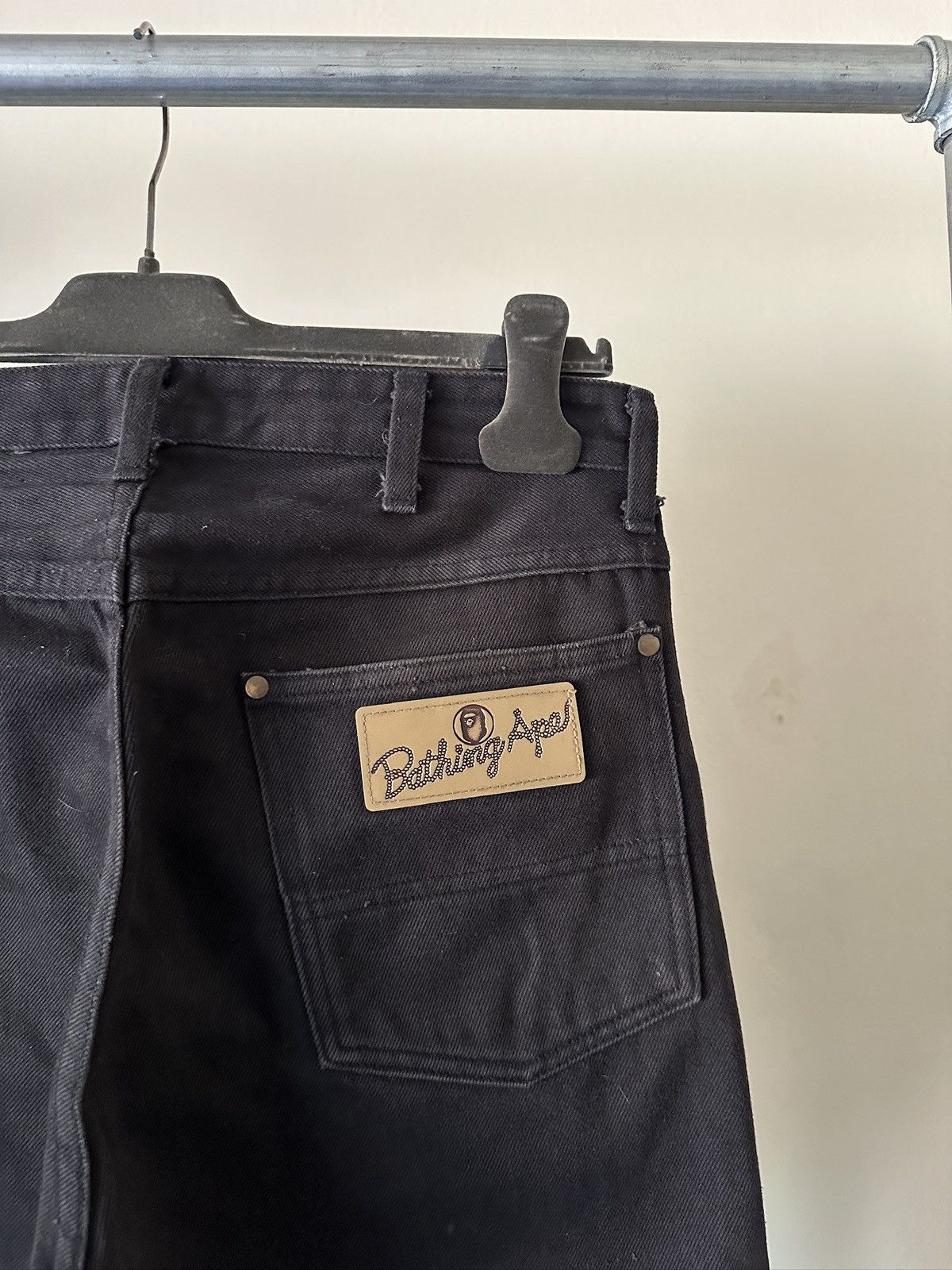 Bape 1990s Bape Duck Cotton Pant Black Jeans Size US 30 / EU 46 - 4 Thumbnail