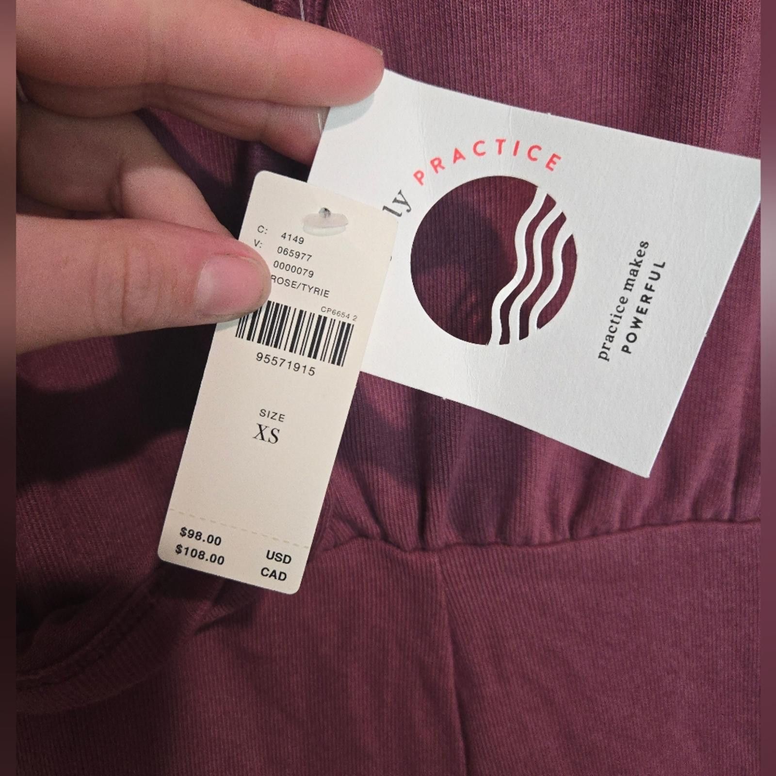 Designer Daily Practice by Anthropologie Crew Neck Bodysuit Size 26" / US 2 / IT 38 - 5 Thumbnail