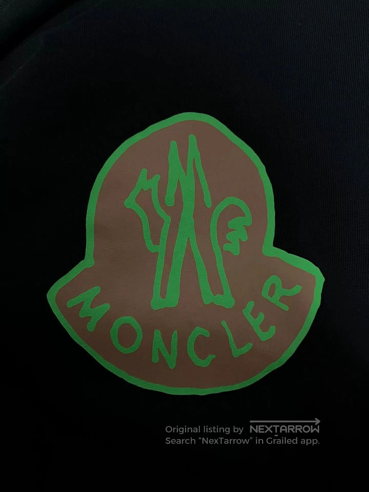 Moncler Moncler Long-Sleeve Big Logo T-Shirt. Size US XL / EU 56 / 4 - 4 Thumbnail