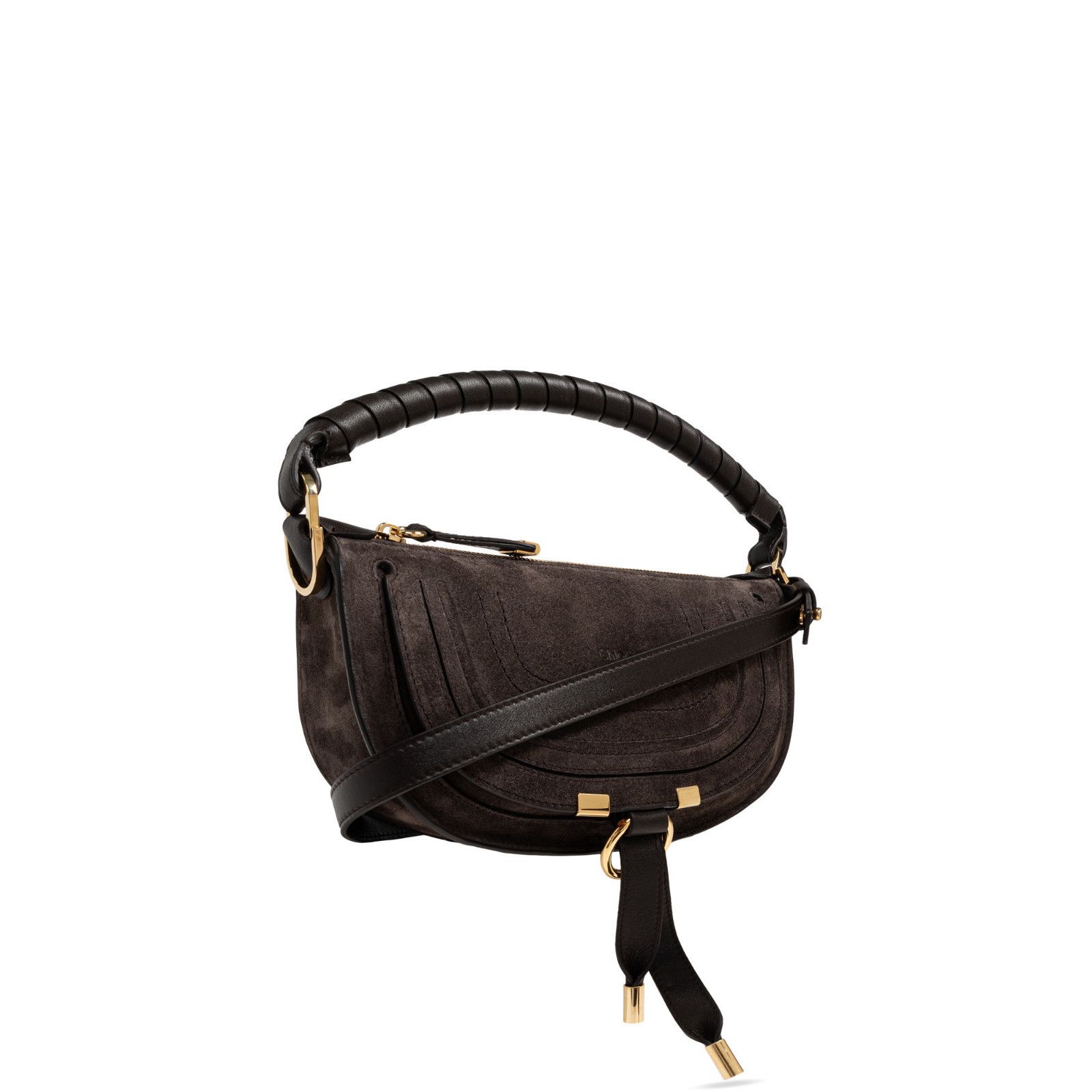 Chloe Chloe Mini Soft Brown Suede Shoulder Bag New & Authentic Size ONE SIZE - 3 Thumbnail