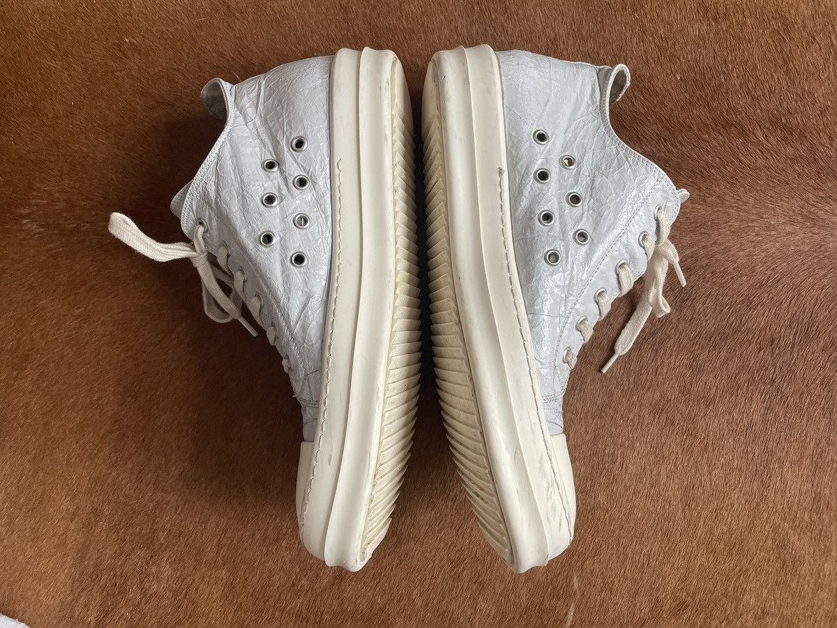 Rick Owens Drkshdw Rick Owens Low Ramones SS21 Dirty White Milk Size 43 Size US 10 / EU 43 - 2 Thumbnail