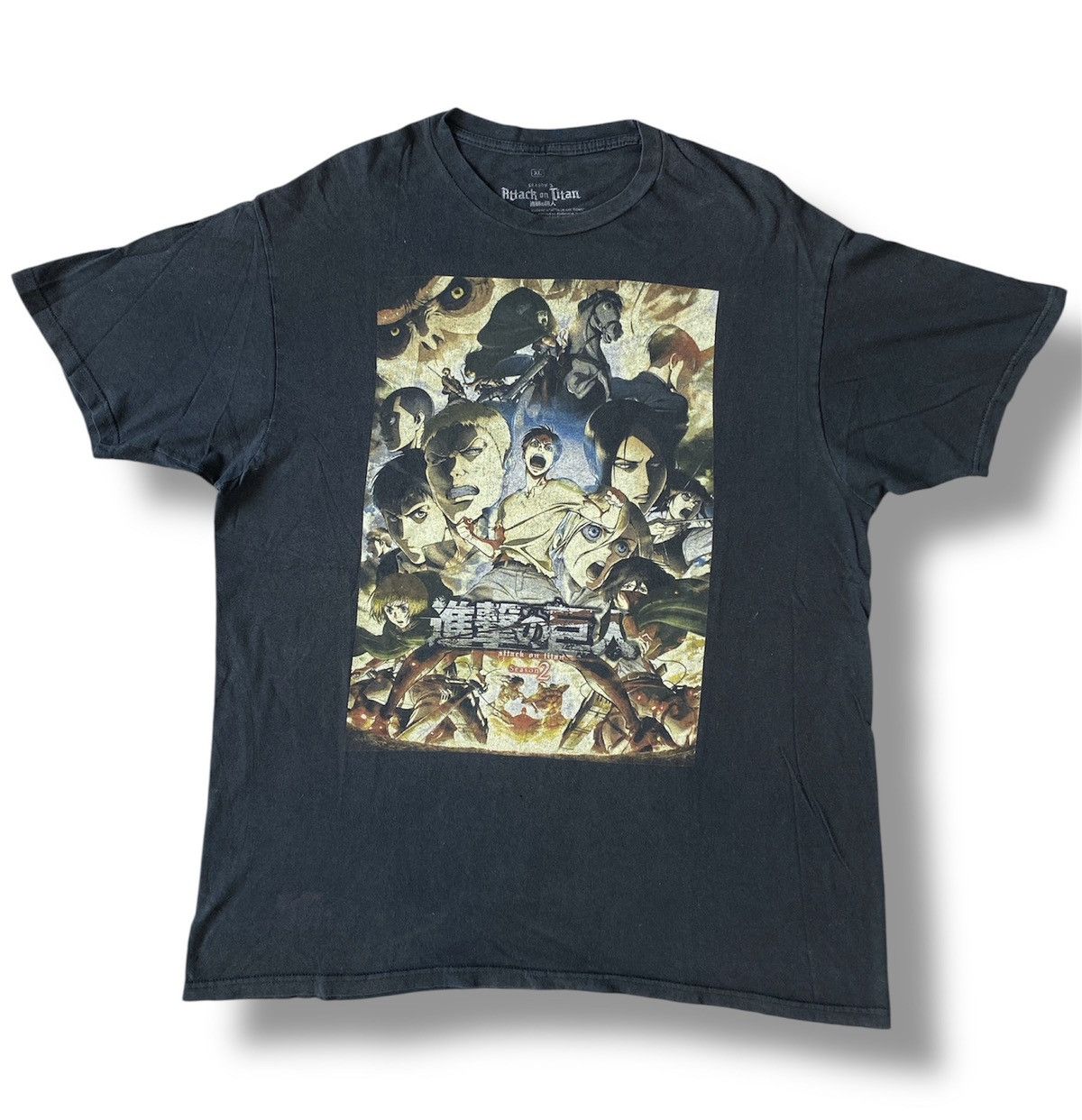 Anime Anime Attack on Titan Season 2 heavy graphic Size US XL / EU 56 / 4 - 1 Thumbnail