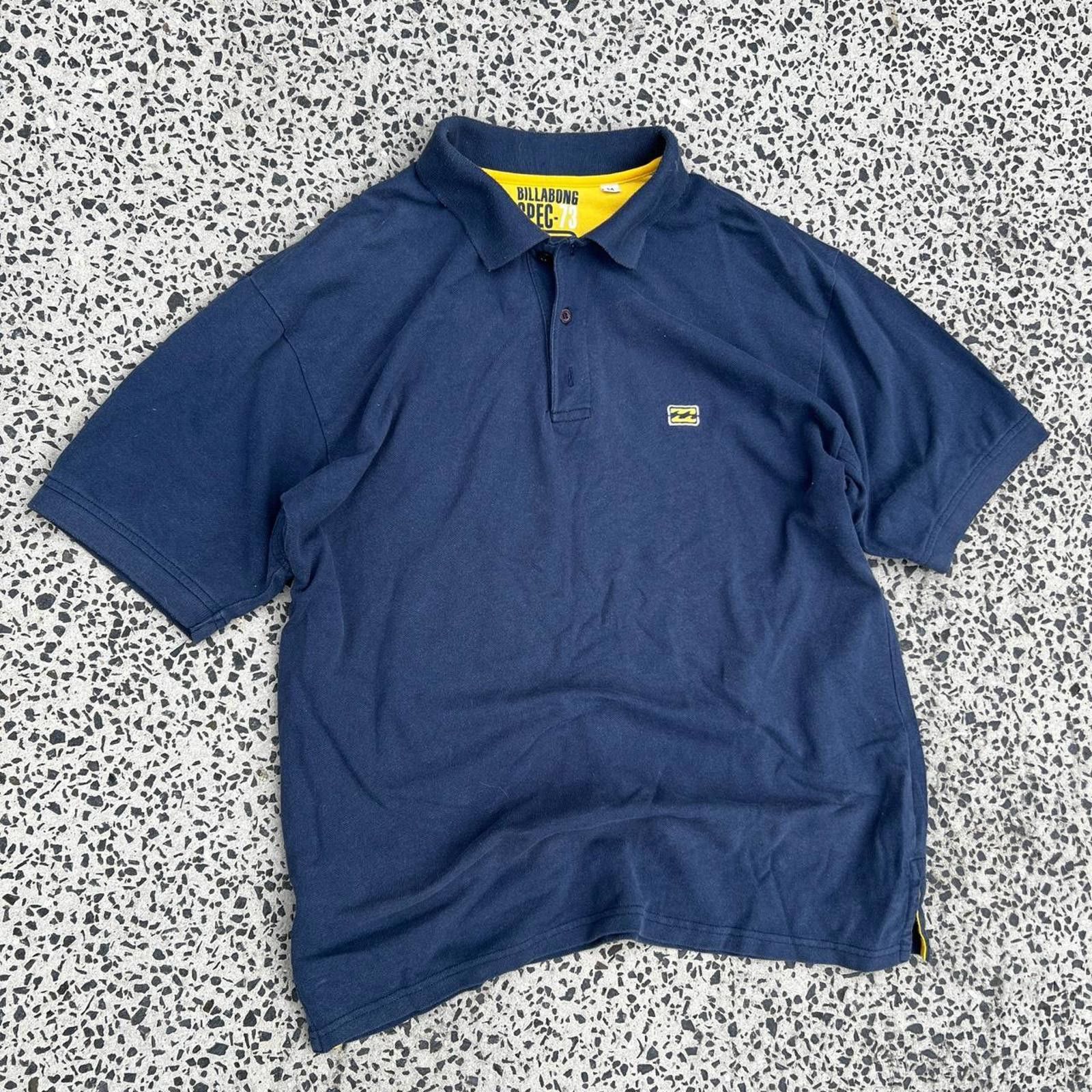 Billabong Billabong Men's Navy and Blue Polo-shirt Size US M / EU 48-50 / 2 - 1 Thumbnail