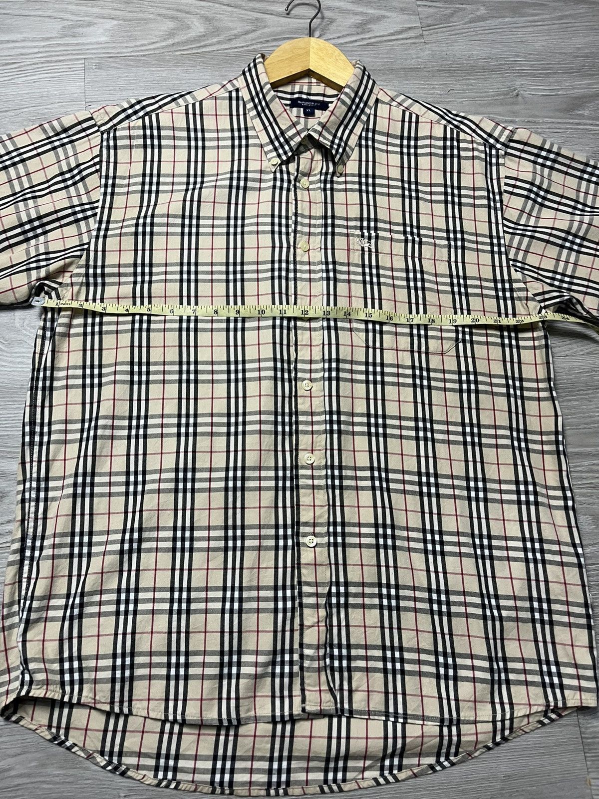 Burberry Vintage Burberry Novacheck Short Sleeve Button Up Shirt Size US L / EU 52-54 / 3 - 9 Thumbnail