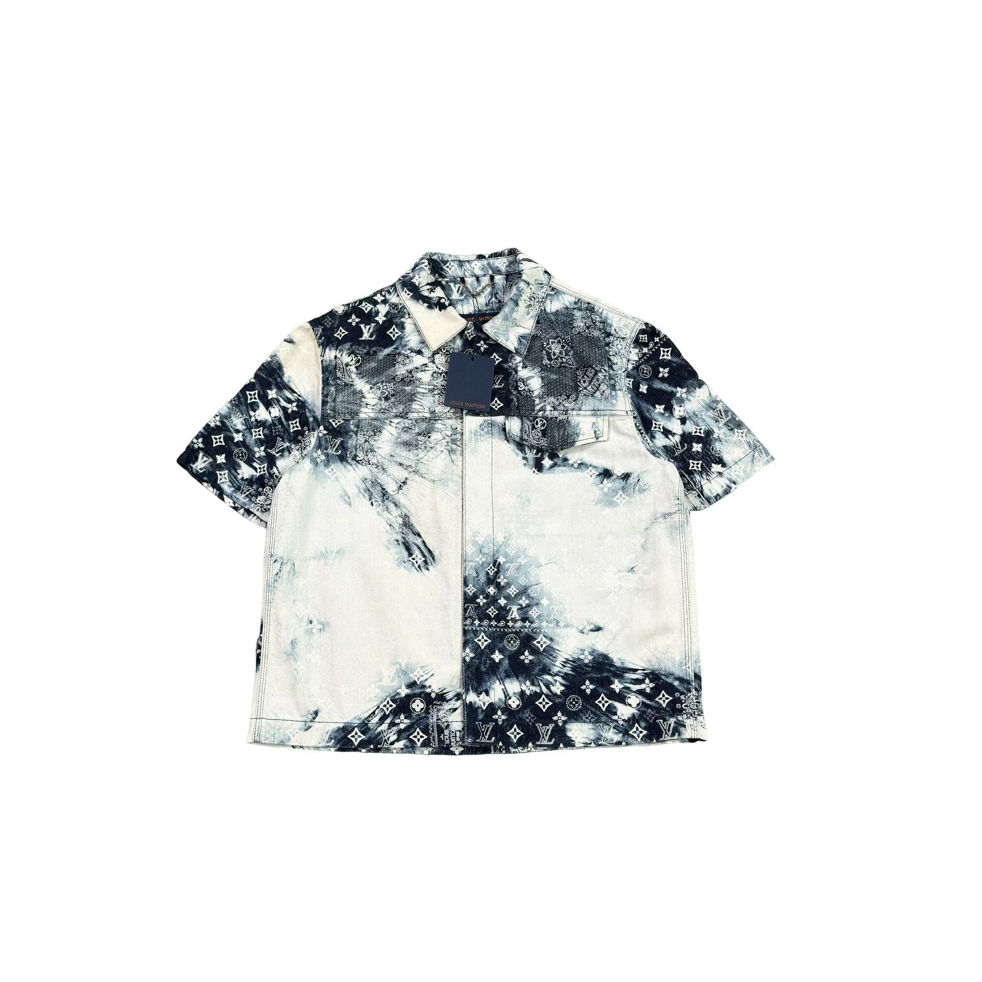 Louis Vuitton Louis Vuitton Monogram Bandana Shirt Size M Size US M / EU 48-50 / 2 - 1 Thumbnail