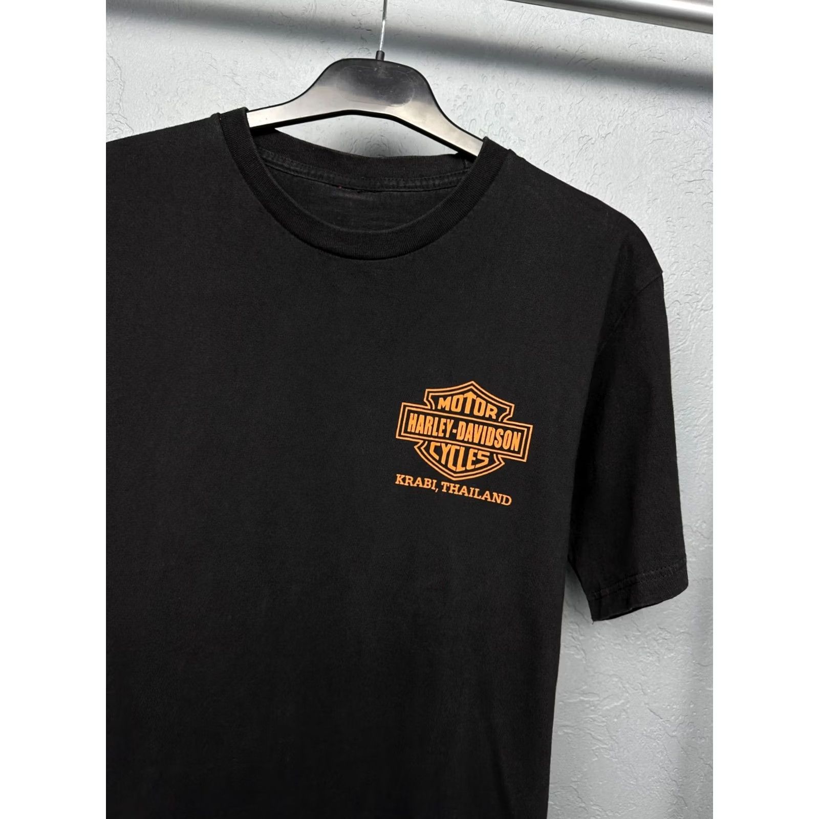 Harley Davidson Harley-Davidson Mens T-Shirt Crew Neck Short Sleeve Black Size M Shirt Men's Graphic Print 90s Motorcycle Theme Size US M / EU 48-50 / 2 - 5 Thumbnail