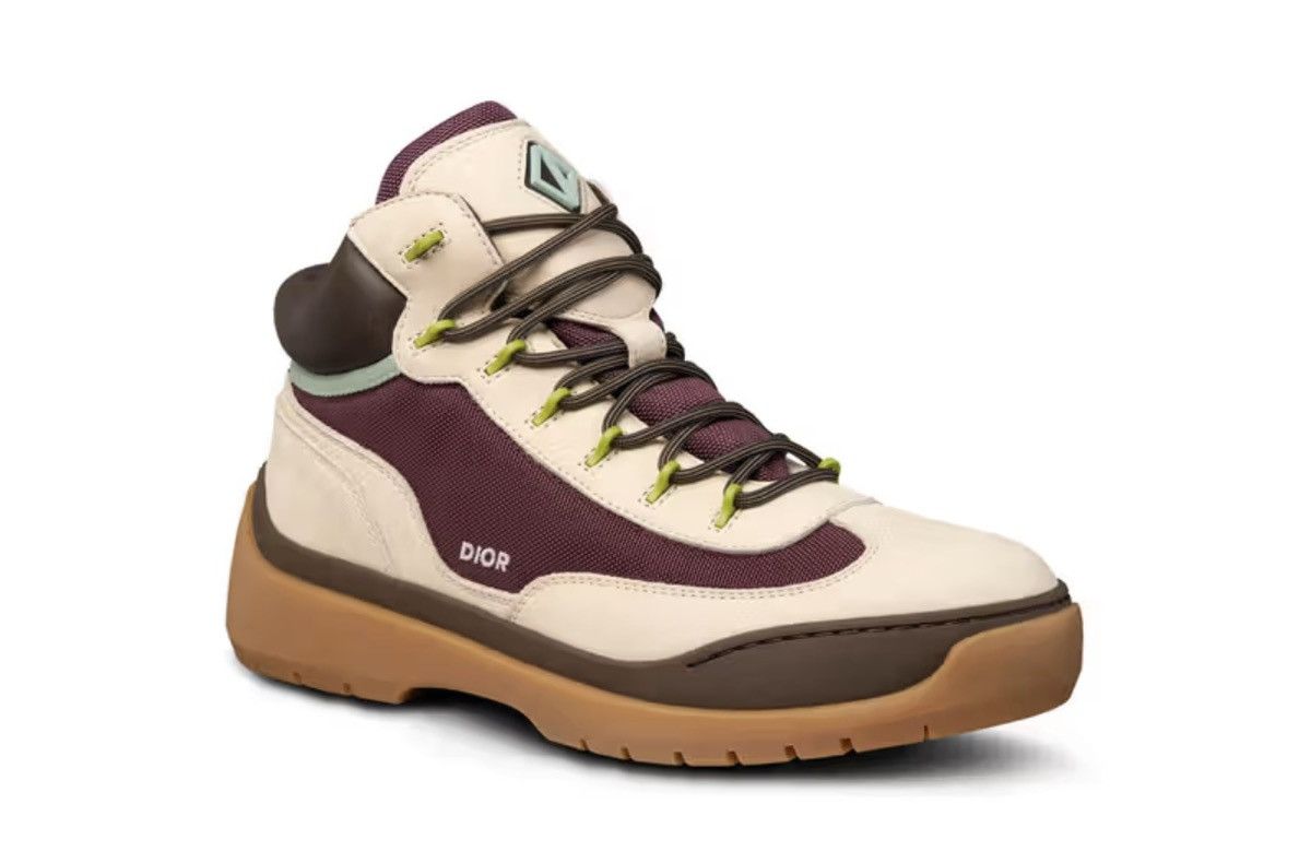 Dior Dior Dean Ankle Boot ‘Beige/Burgundy’ Size US 10.5 / EU 43-44 - 2 Thumbnail