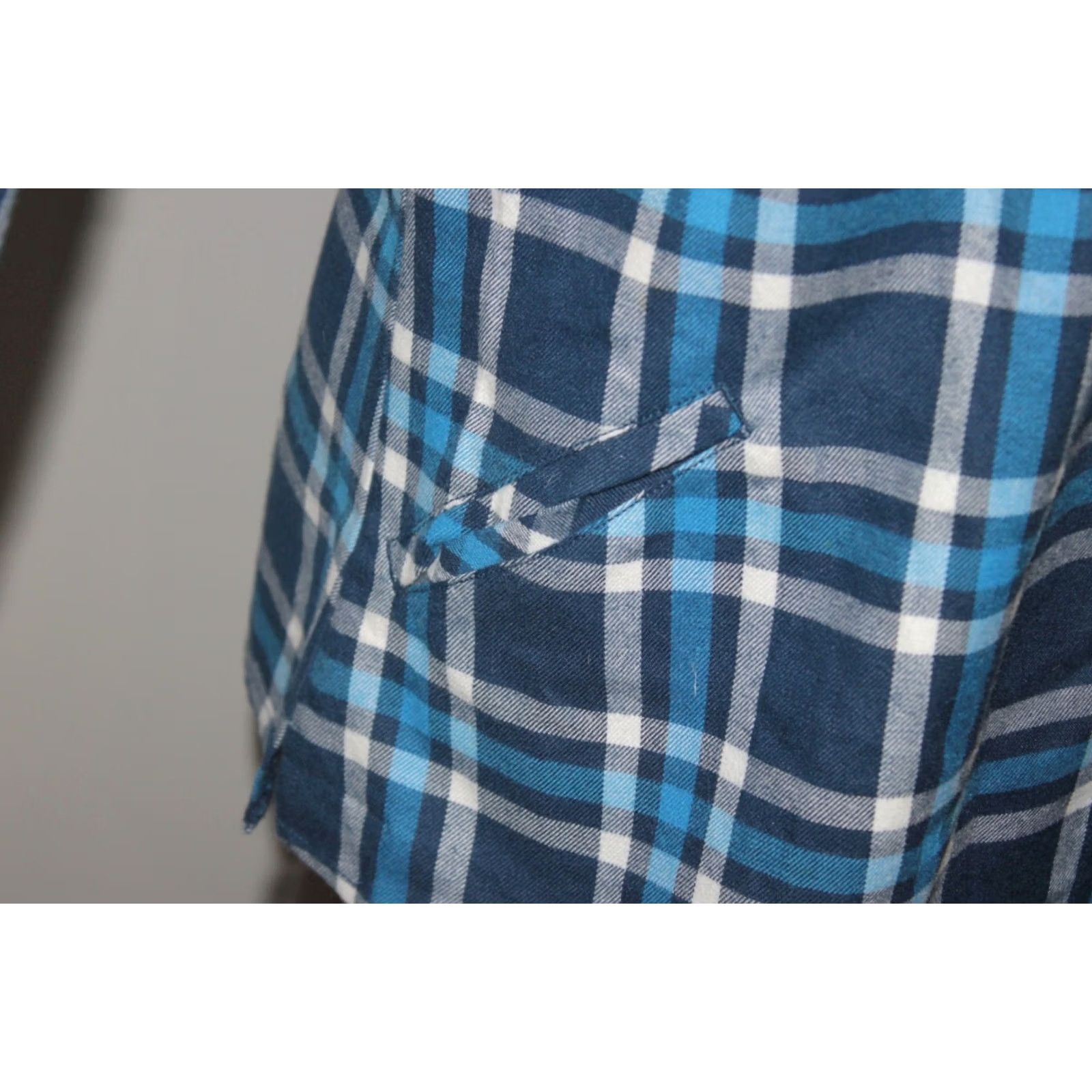 Vintage Haglofs womens long sleeve blue check shirt Size M Size M / US 6-8 / IT 42-44 - 3 Thumbnail