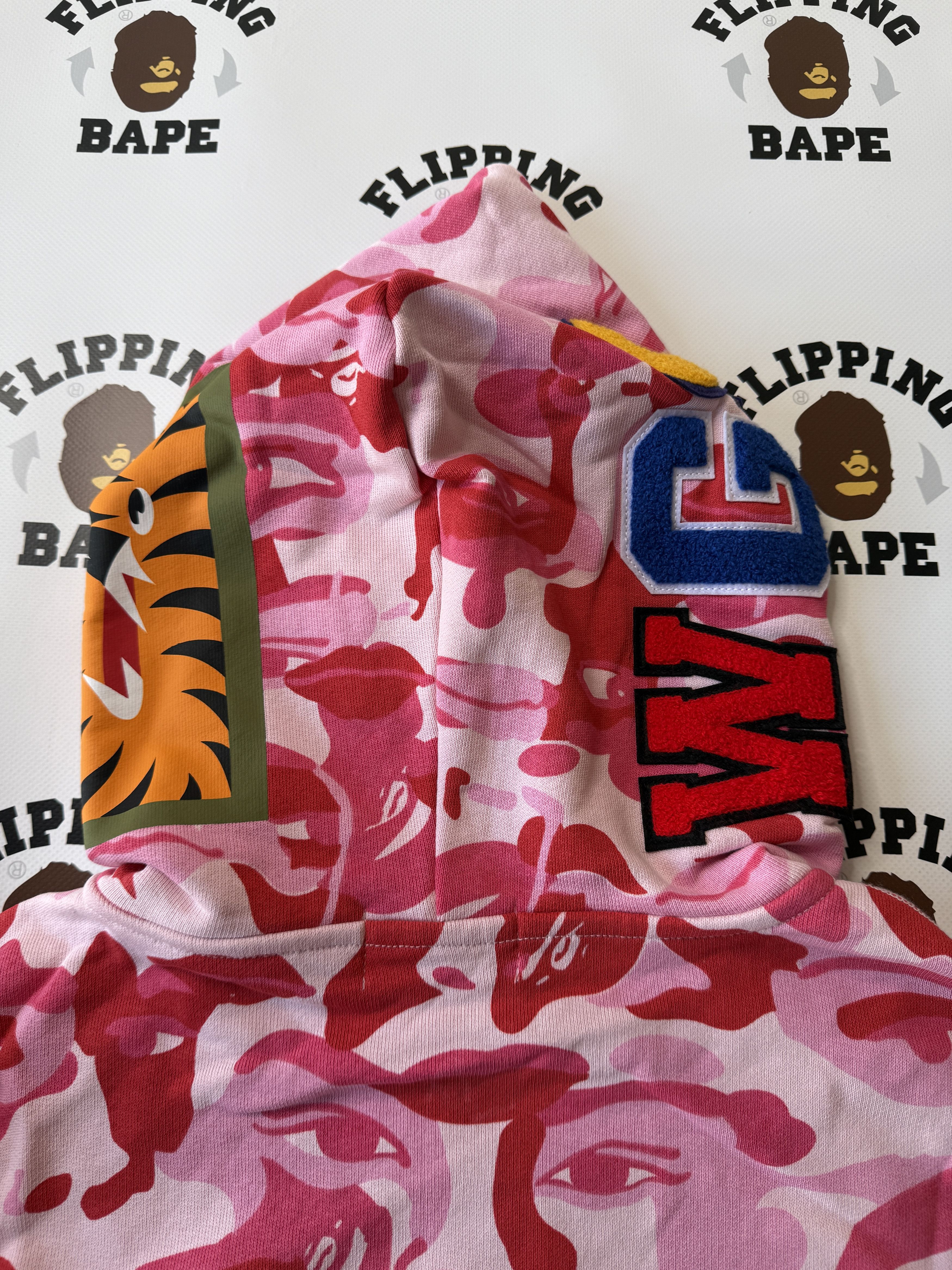 Bape BAPE X KIDSUPER CAMO SHARK FULL ZIP HOODIE Size US L / EU 52-54 / 3 - 6 Thumbnail