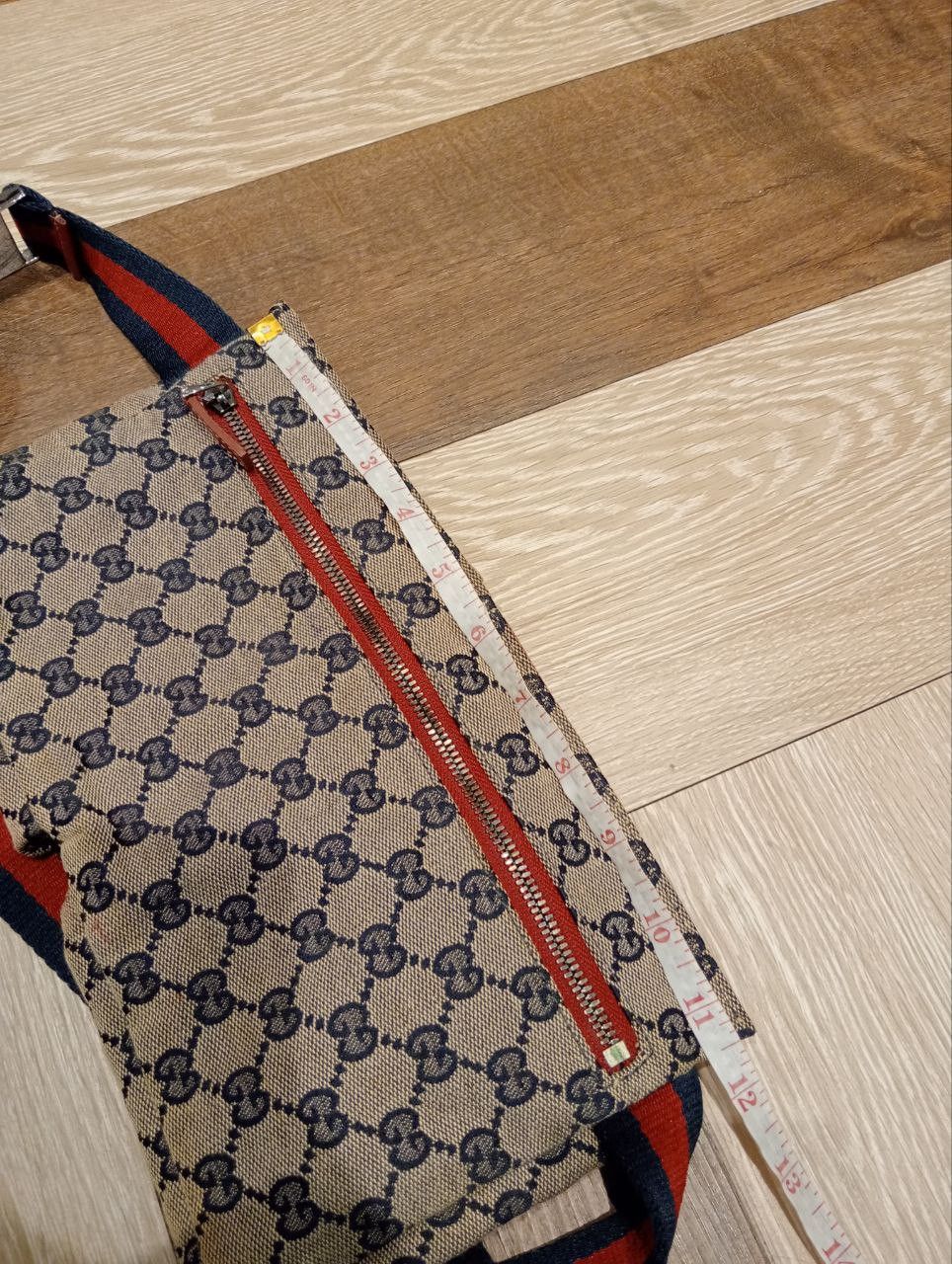 Gucci GUCCI GG CANVAS WEB DOUBLE POCKET BELT BAG Size ONE SIZE - 16 Thumbnail